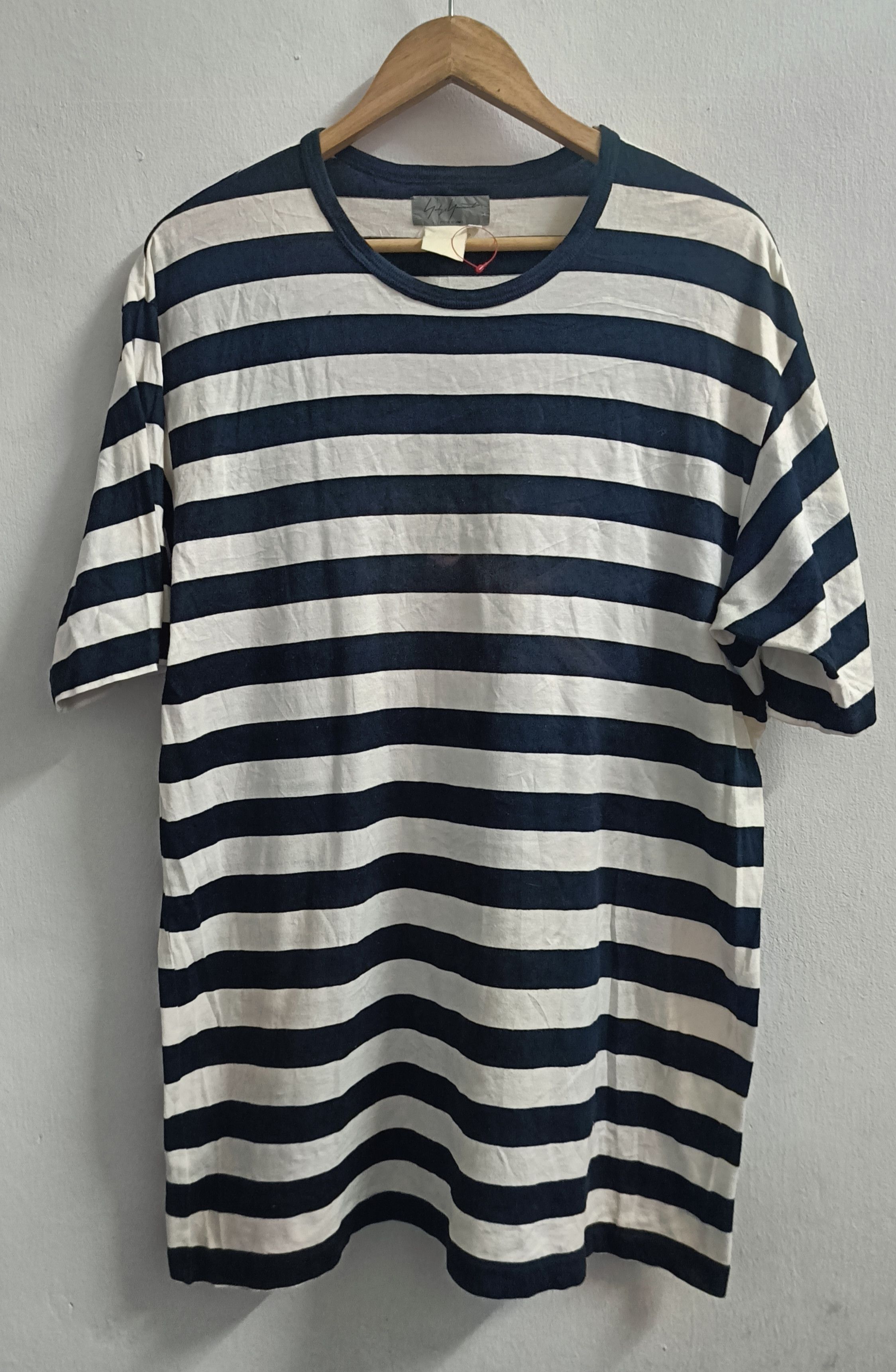 Yohji Yamamoto 🔥🔥Rare Yohji Yamamoto Stripe Tee Size US M / EU 48-50 / 2 - 1 Thumbnail