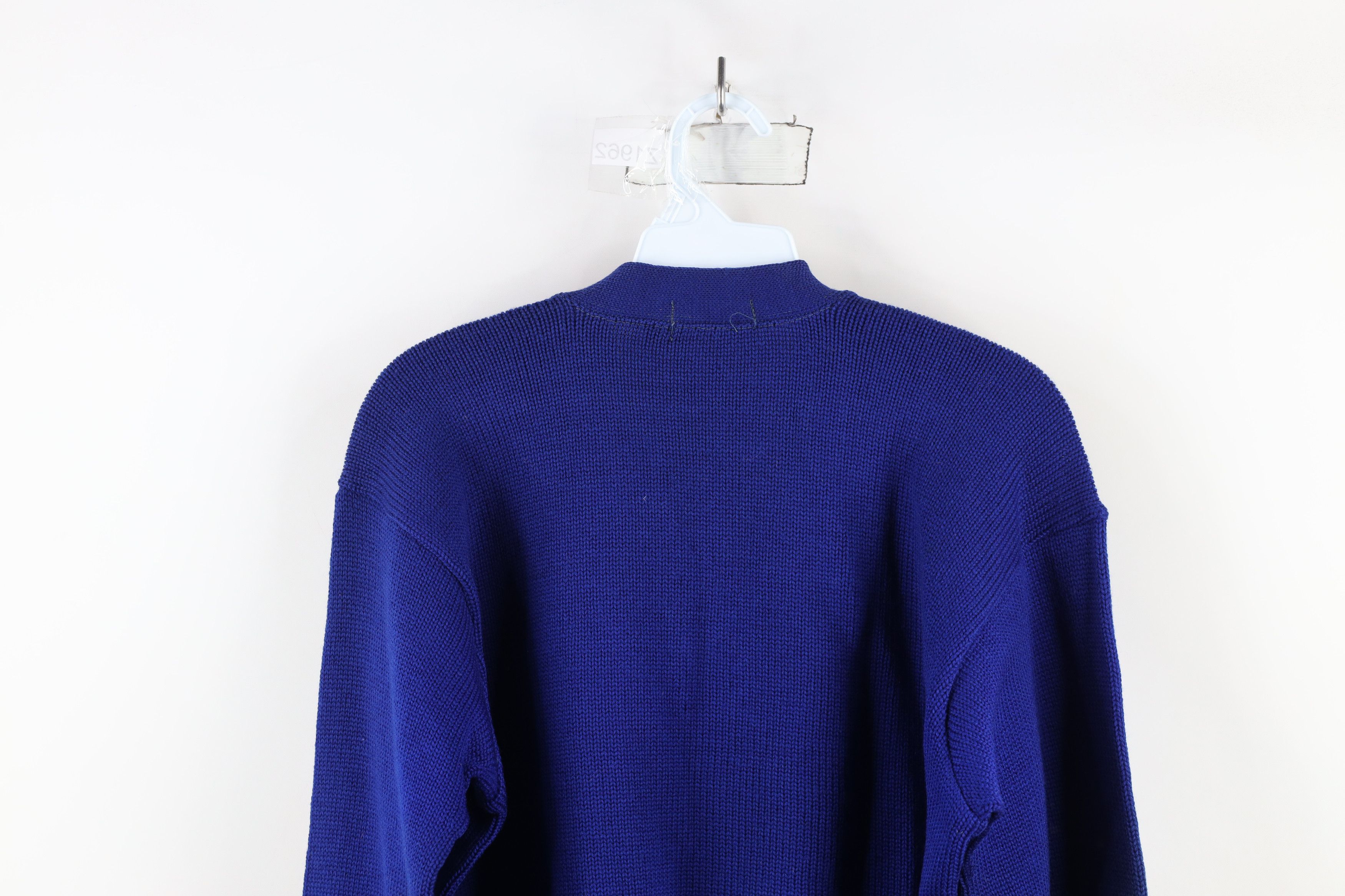 Vintage Vintage 50s 60s Wool Varsity Letterman V-Neck Sweater USA Size US L / EU 52-54 / 3 - 17 Thumbnail