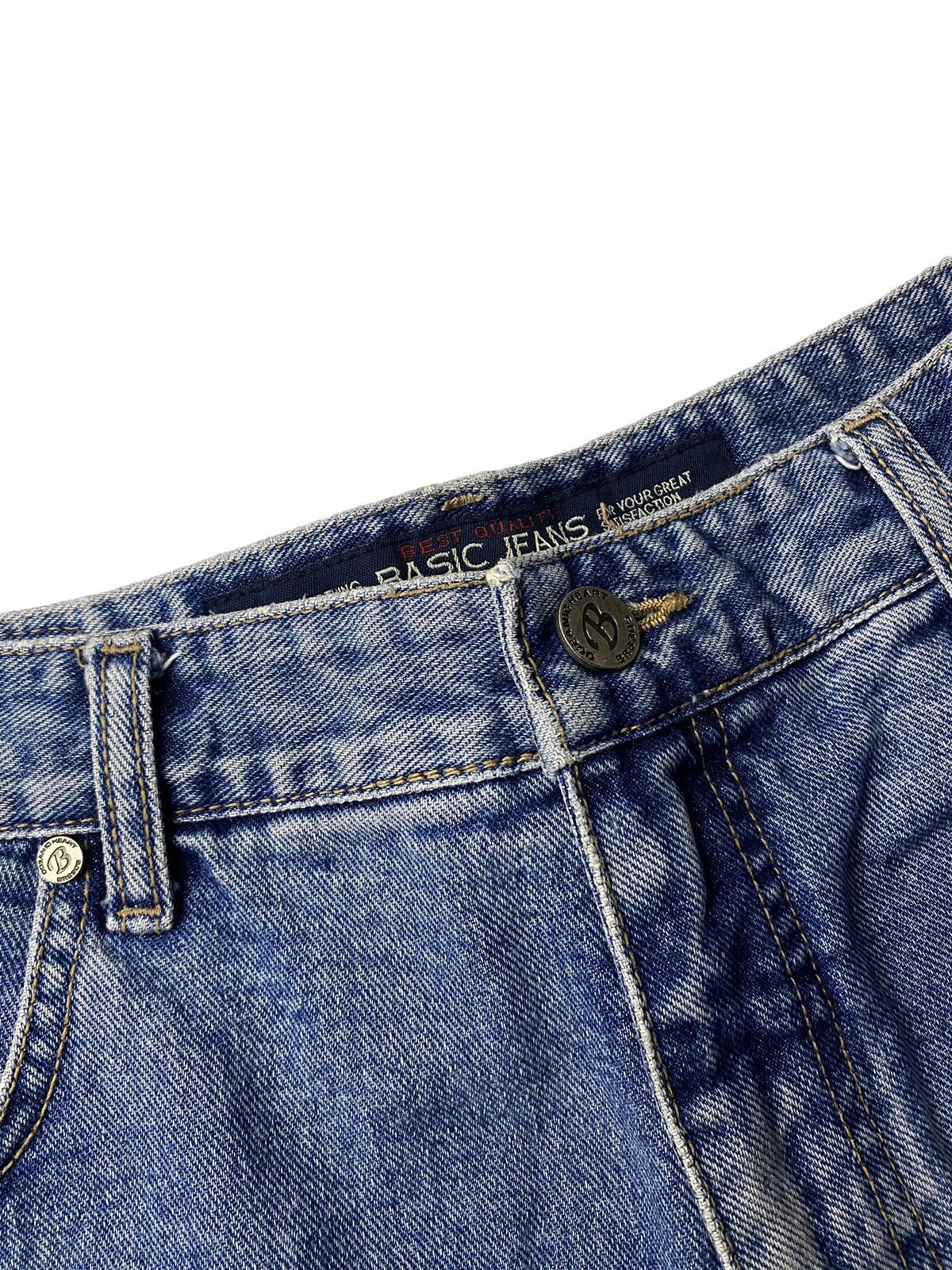 If Six Was Nine 2000's Japanese Flared Seawash Jeans Size US 32 / EU 48 - 4 Thumbnail