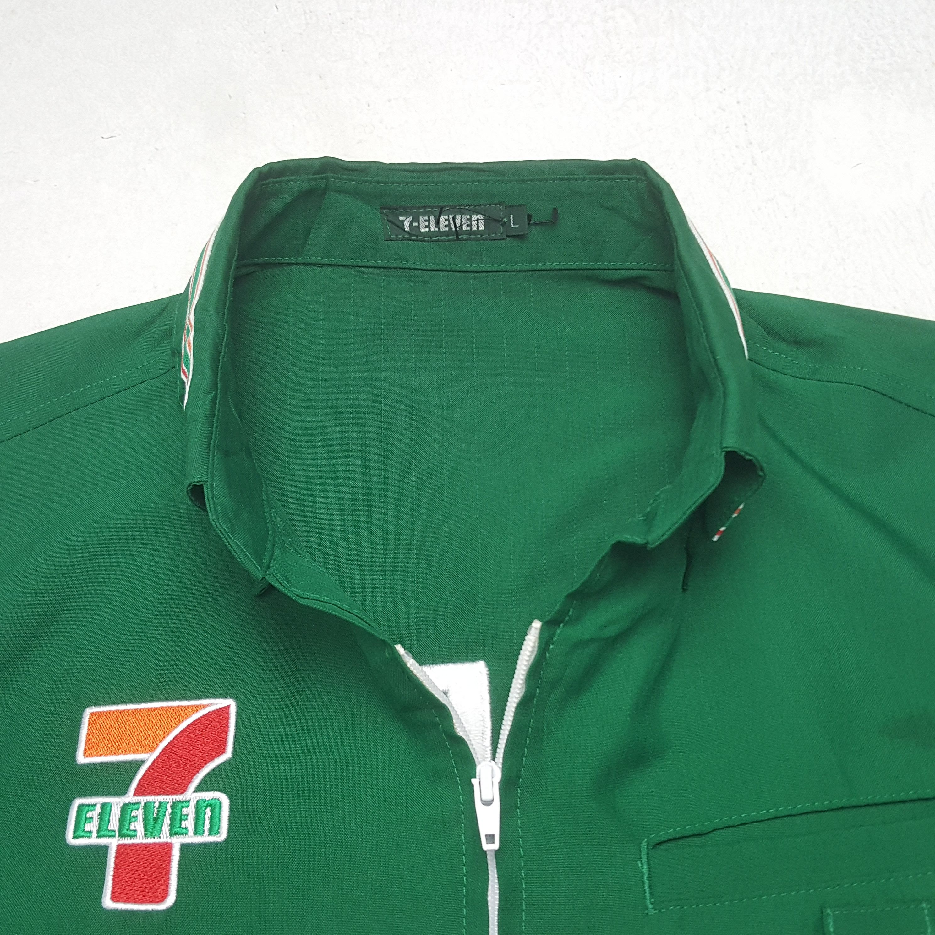 Japanese Brand Vintage 7 Eleven Embroidery Logo Worker Uniform Jacket Size US L / EU 52-54 / 3 - 5 Thumbnail