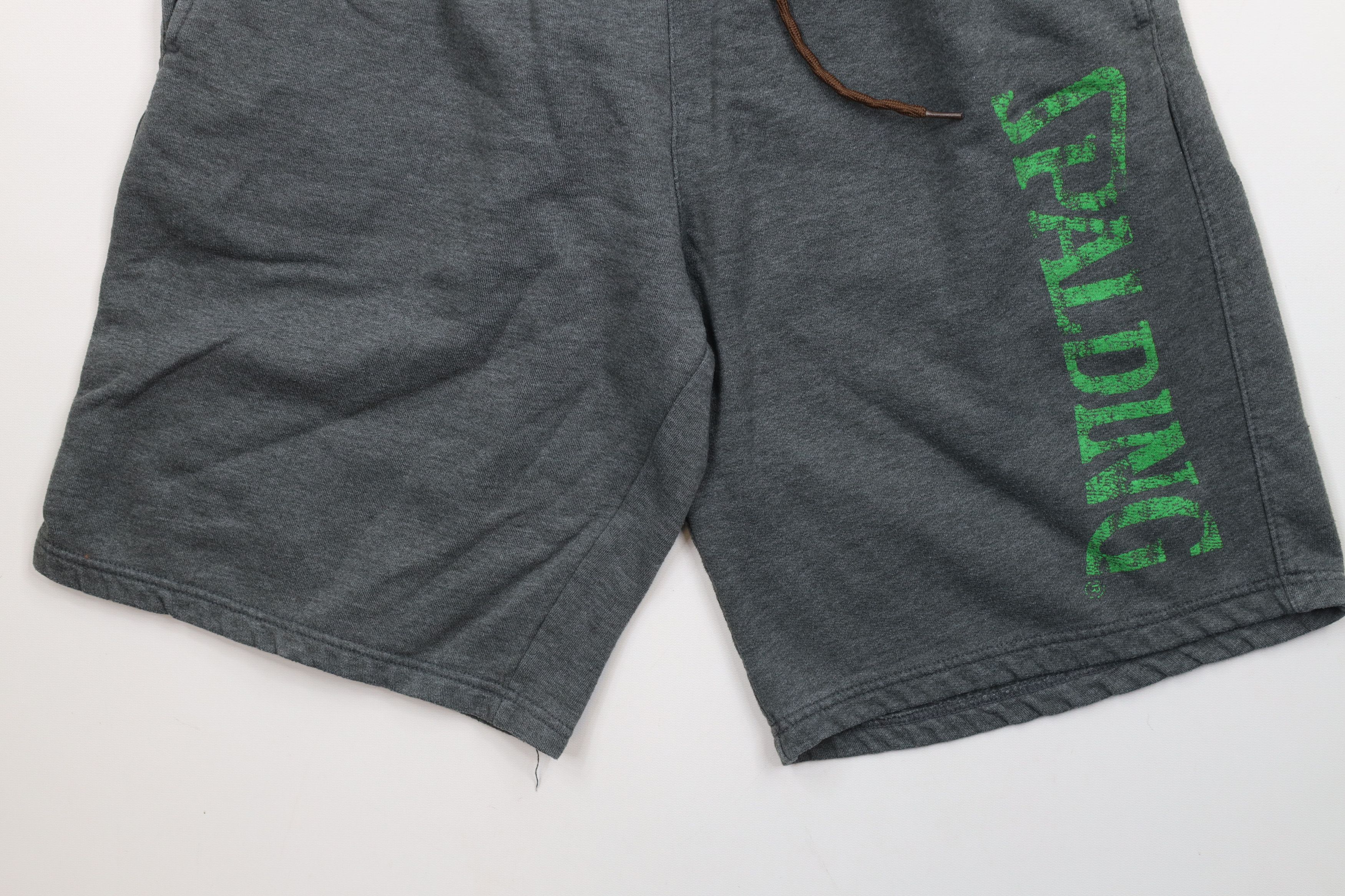 Spalding × Vintage Vintage 90s Spalding Spell Out Above Knee Sweatpants Shorts Size US 32 / EU 48 - 4 Thumbnail