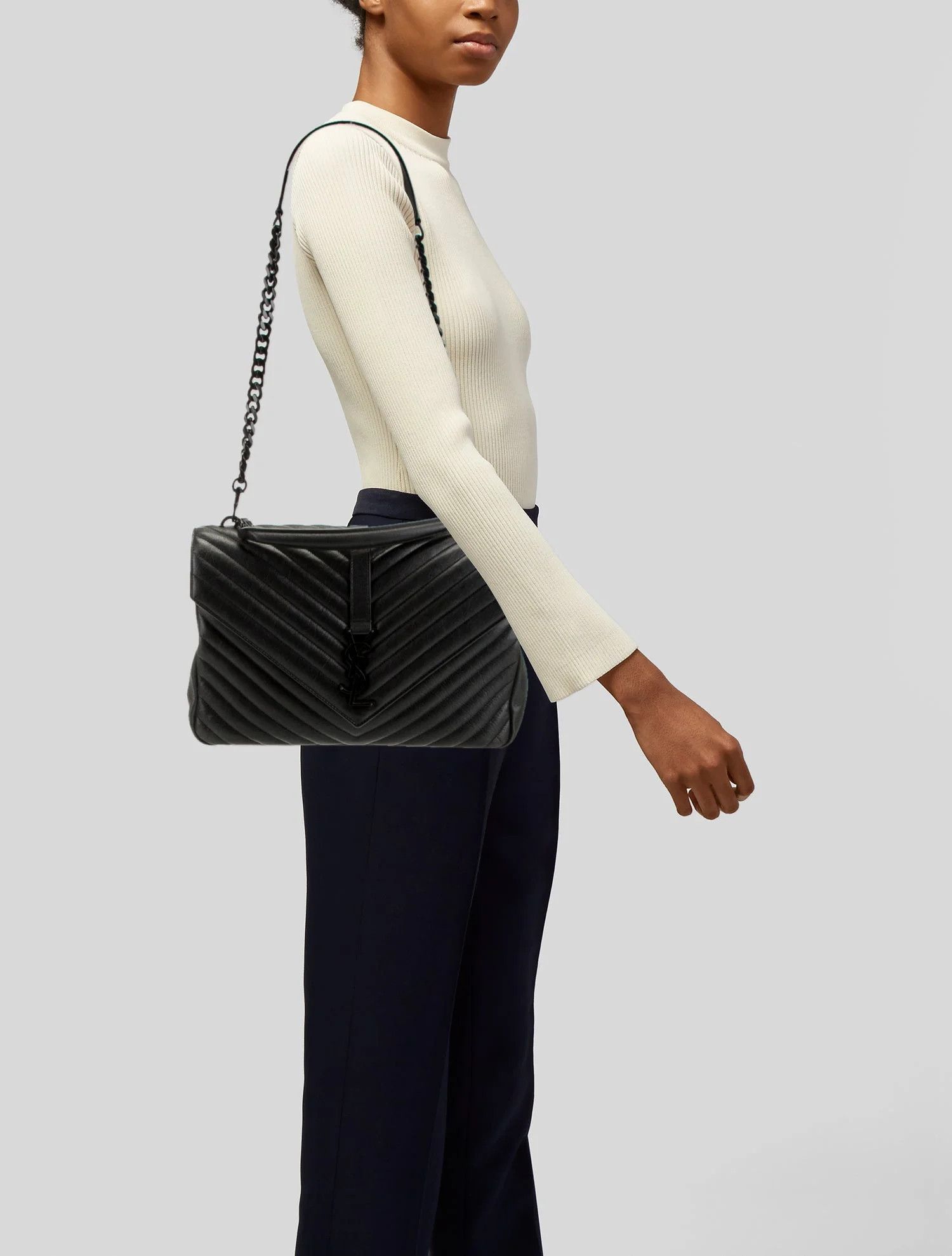 Saint Laurent Paris YSL large college bag Size ONE SIZE - 10 Thumbnail