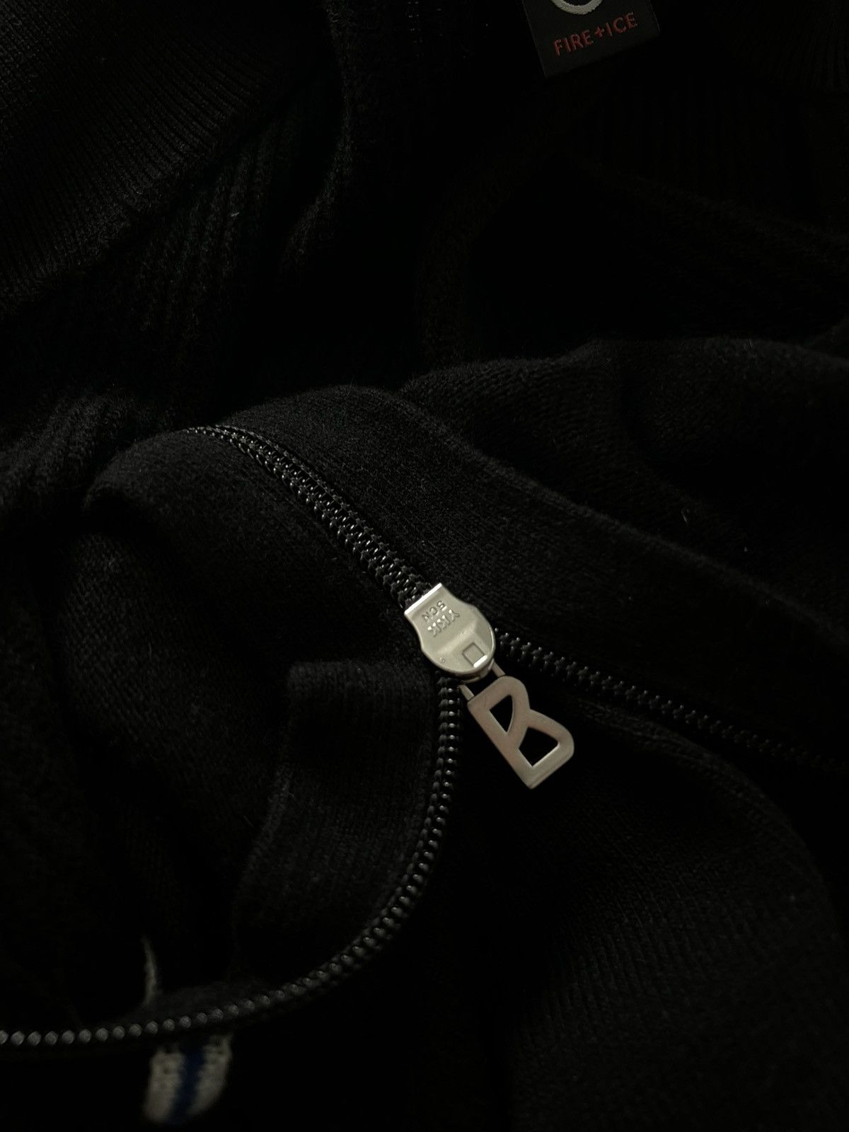 Bogner Bogner Black Zip-Up Knit Track Jacket Knit Size US M / EU 48-50 / 2 - 12 Thumbnail