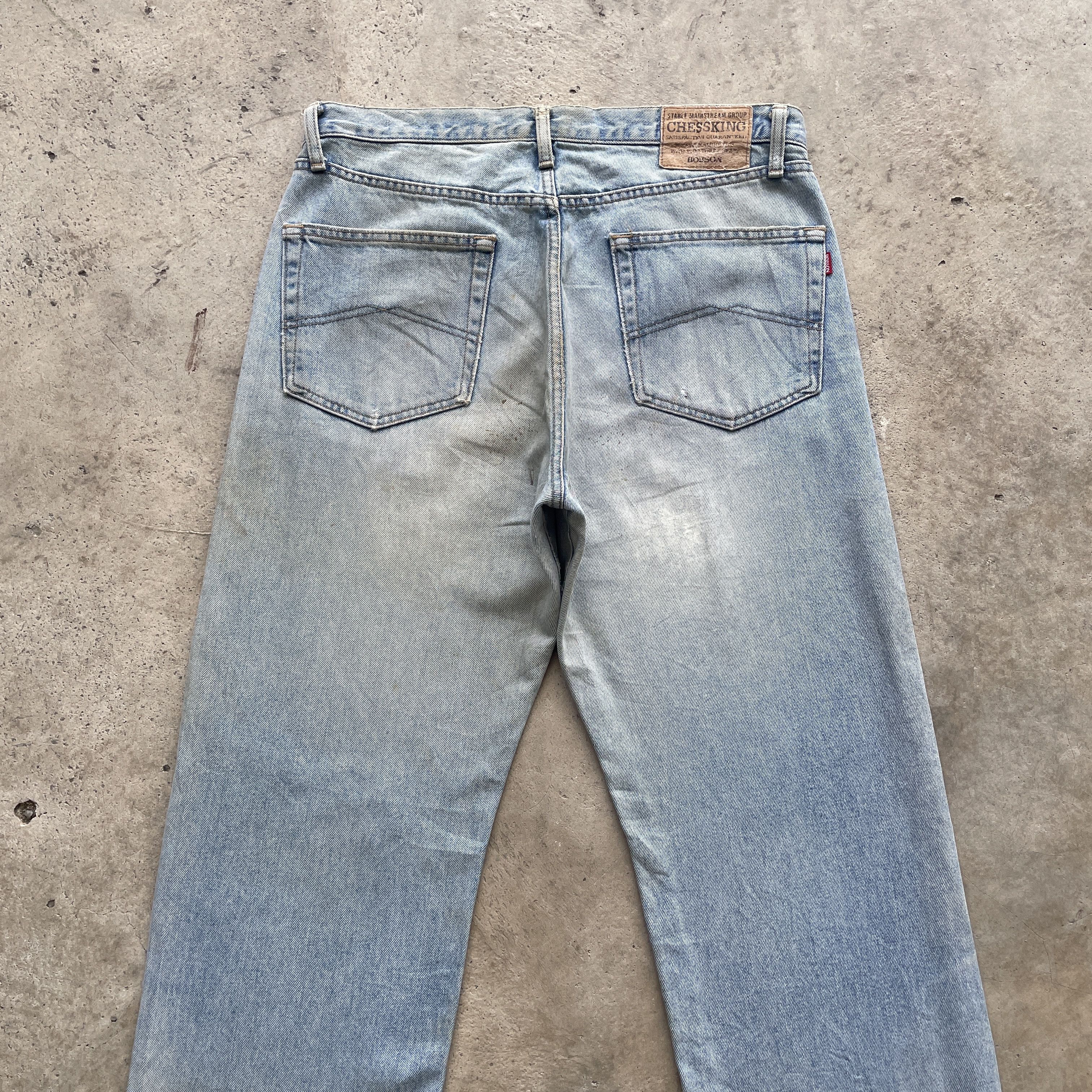 Japanese Brand W33 VINTAGE JAPAN BOBSON DENIM FADED DISTRESSED JEANS PANTS Size US 33 - 9 Thumbnail