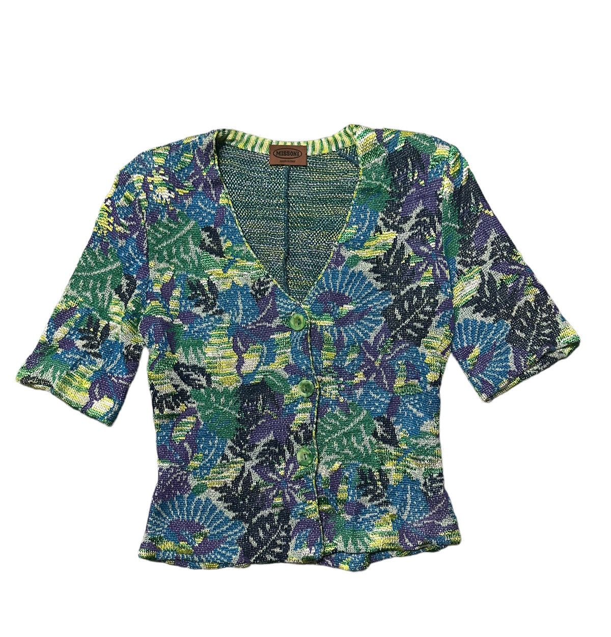 Designer Missoni knit cropped jacket Size S / US 4 / IT 40 - 5 Thumbnail