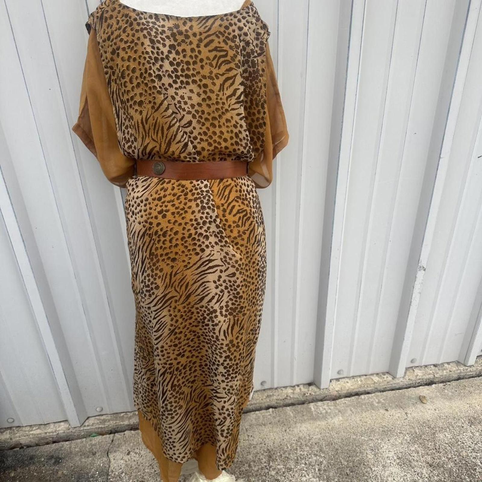 Other vintage animal print dress Size ONE SIZE - 2 Thumbnail