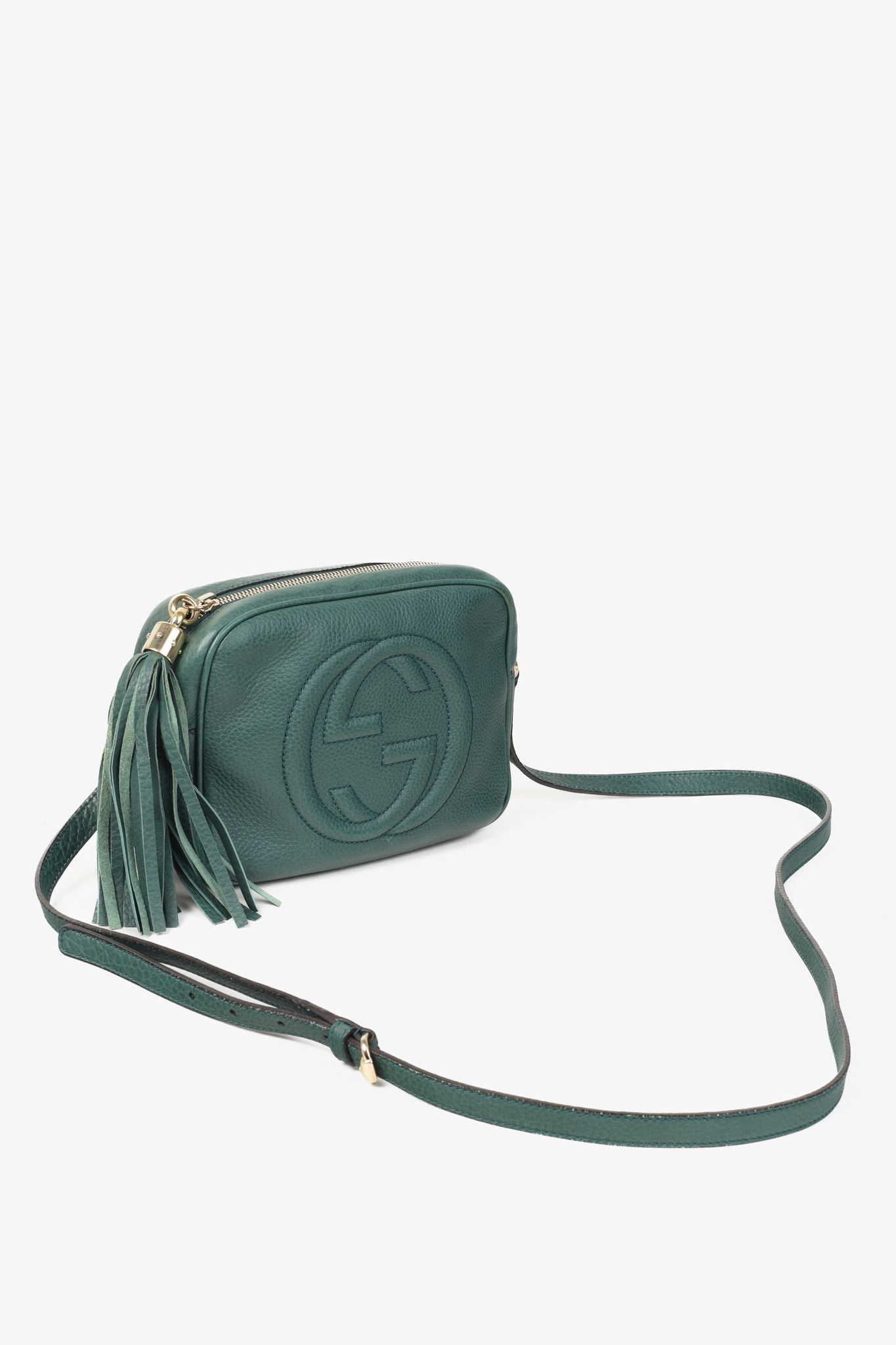Gucci Gucci Soho Disco Green Camera Style Crossbody Ba Size ONE SIZE - 7 Thumbnail
