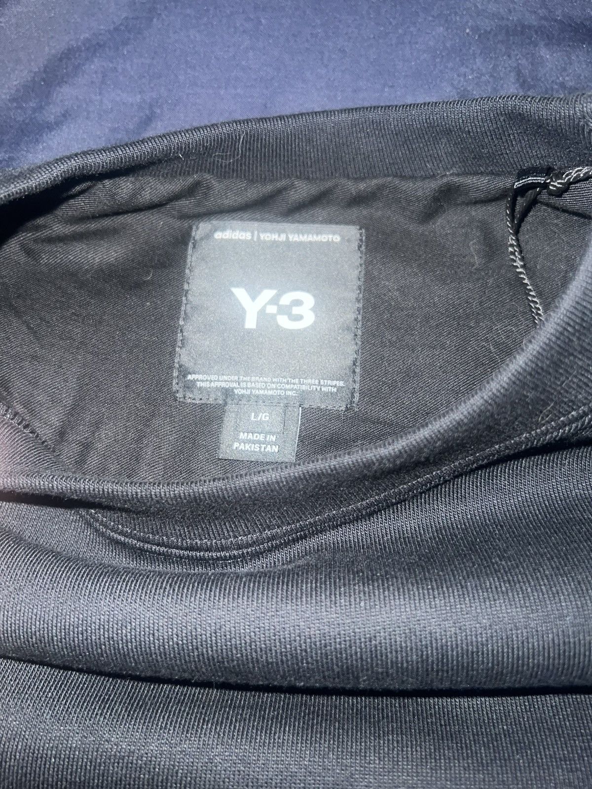 Yohji Yamamoto Adidas y3 logo crewneck Size US L / EU 52-54 / 3 - 4 Thumbnail