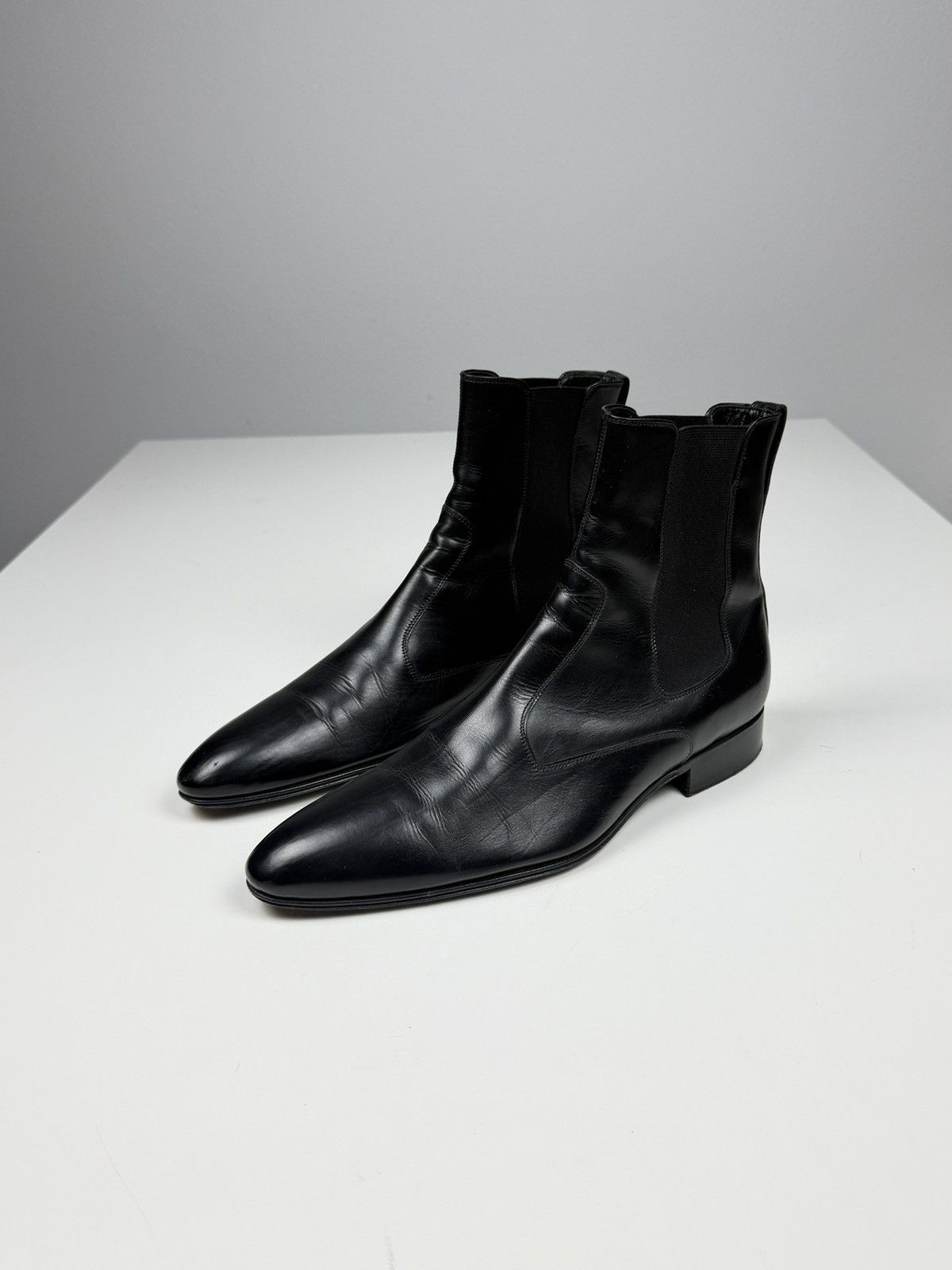 Dior Hedi Slimane Dior Homme Black Zip Boots — FW07 | Size EU 41