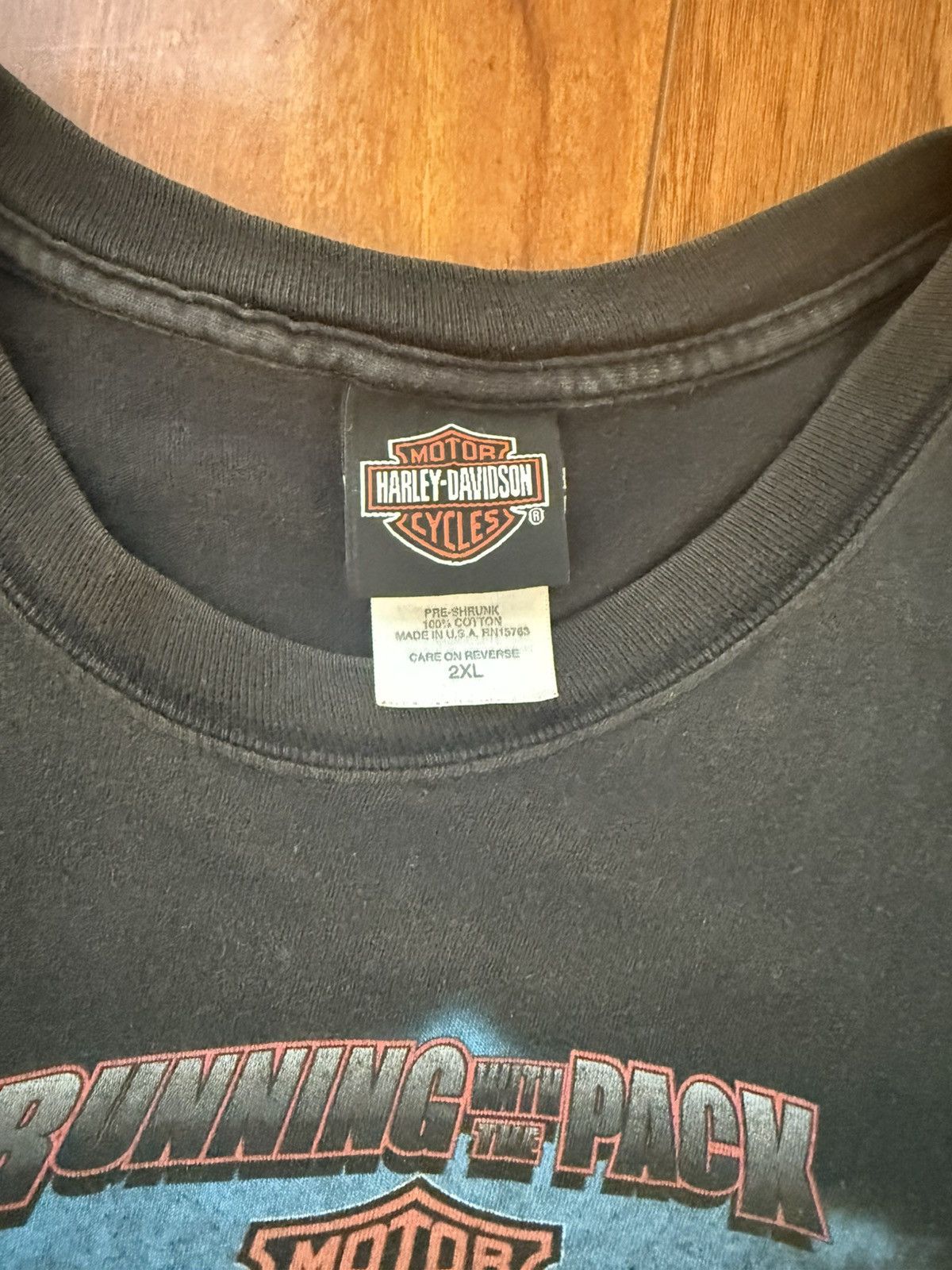 Harley Davidson Vintage 2x Harley Davidson T-Shirt Size US XXL / EU 58 / 5 - 3 Thumbnail