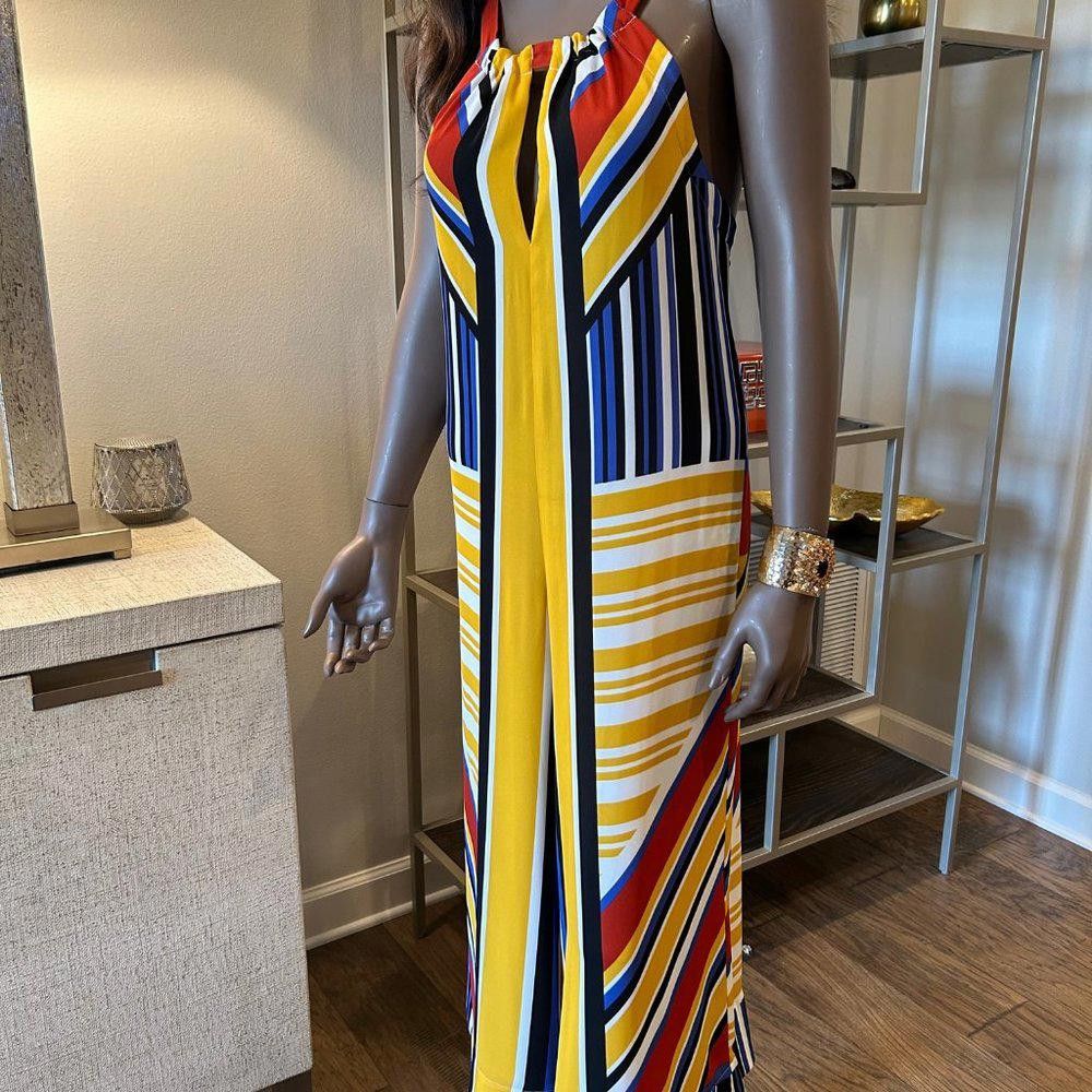 Bcbgmaxazria BCBG MaxAzria African-Inspired Jumpsuit Size 25" / US 0 / IT 36 - 4 Thumbnail