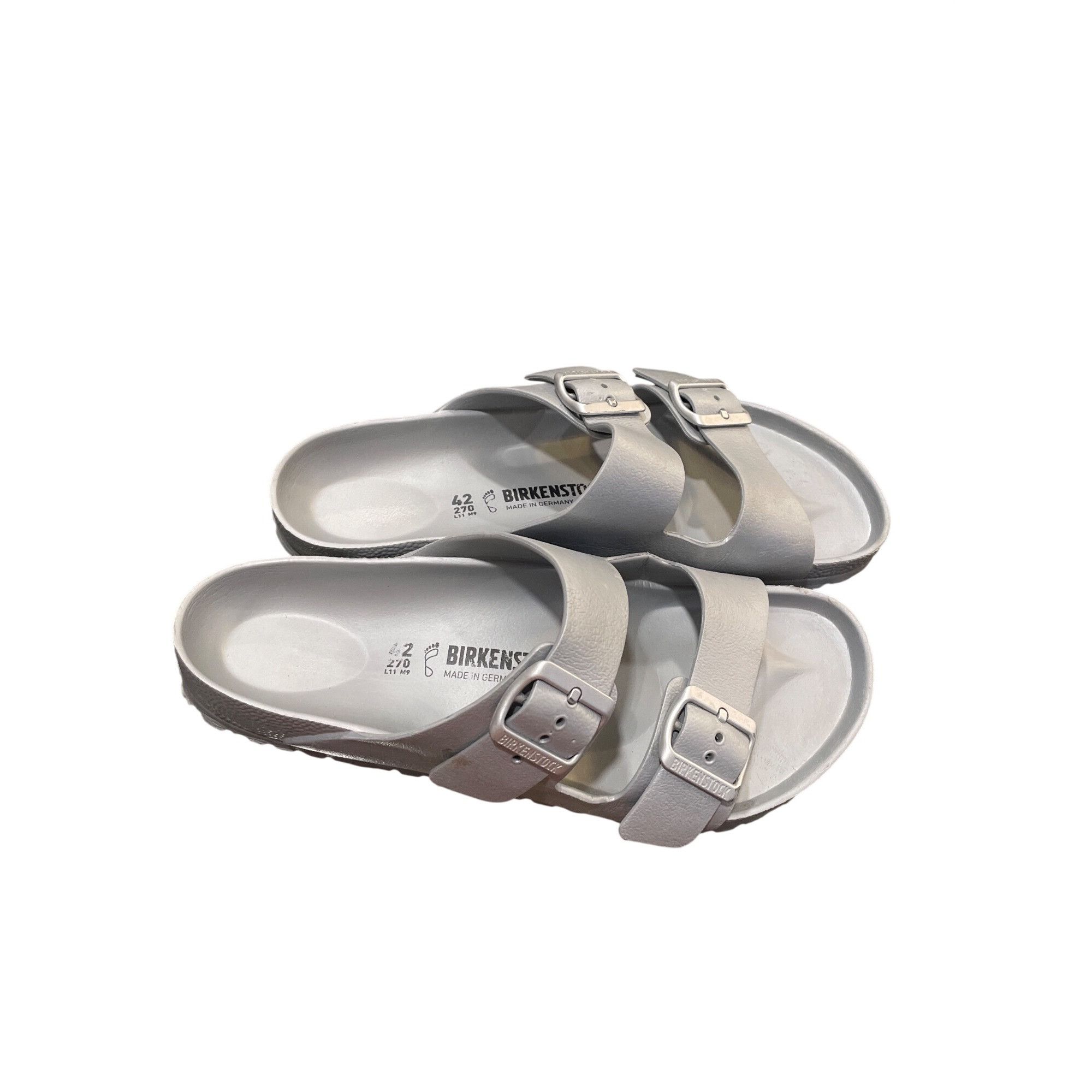 Birkenstock Birkenstock Arizona Eva wms gray open casual sandals sz 42/1 Size US 10.5 / IT 40.5 - 16 Thumbnail