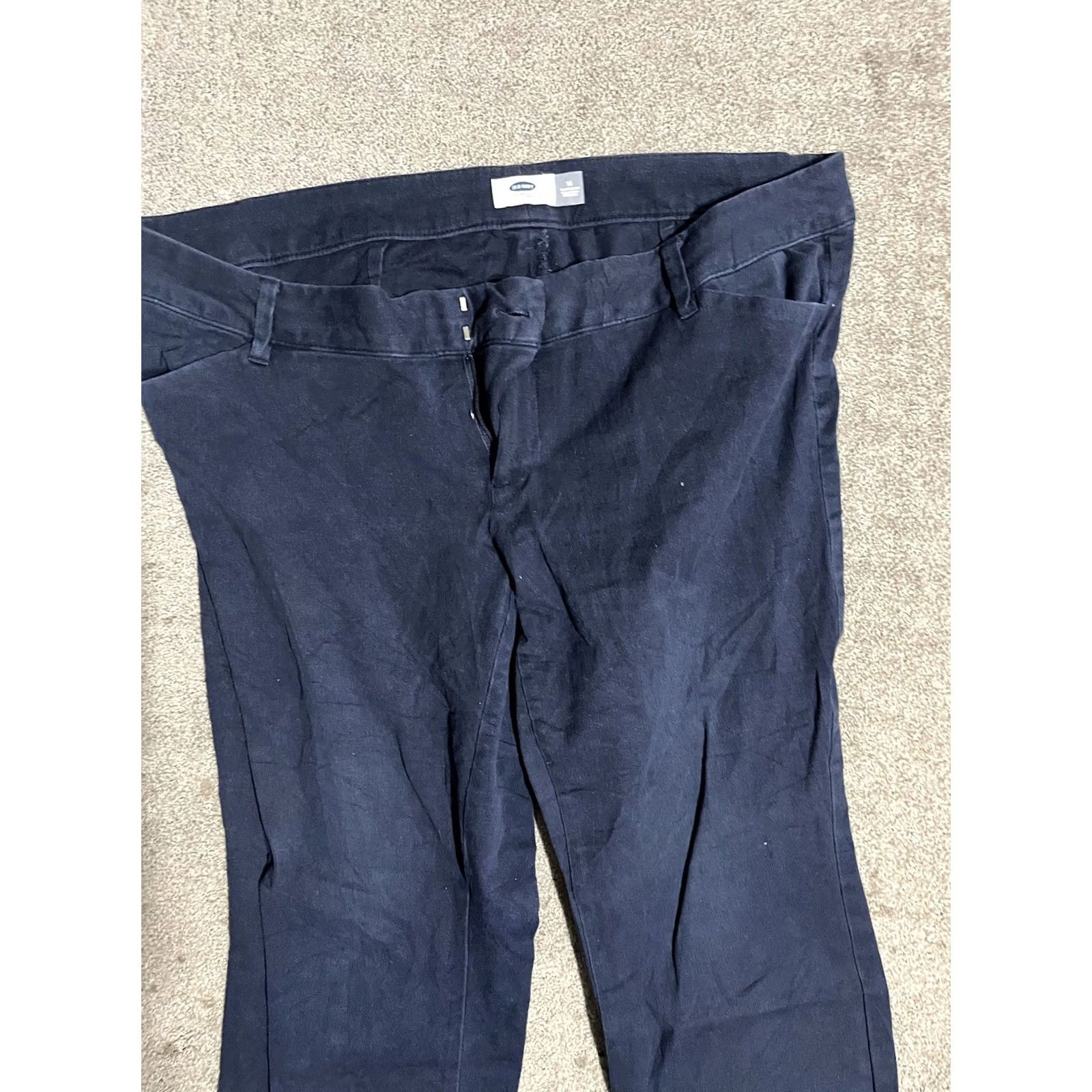 Old Navy Old Navy Pixie Skinny Ankle Pants Women Size 16 Blue Pockets Size 38" / US 16 / IT 52 - 2 Thumbnail