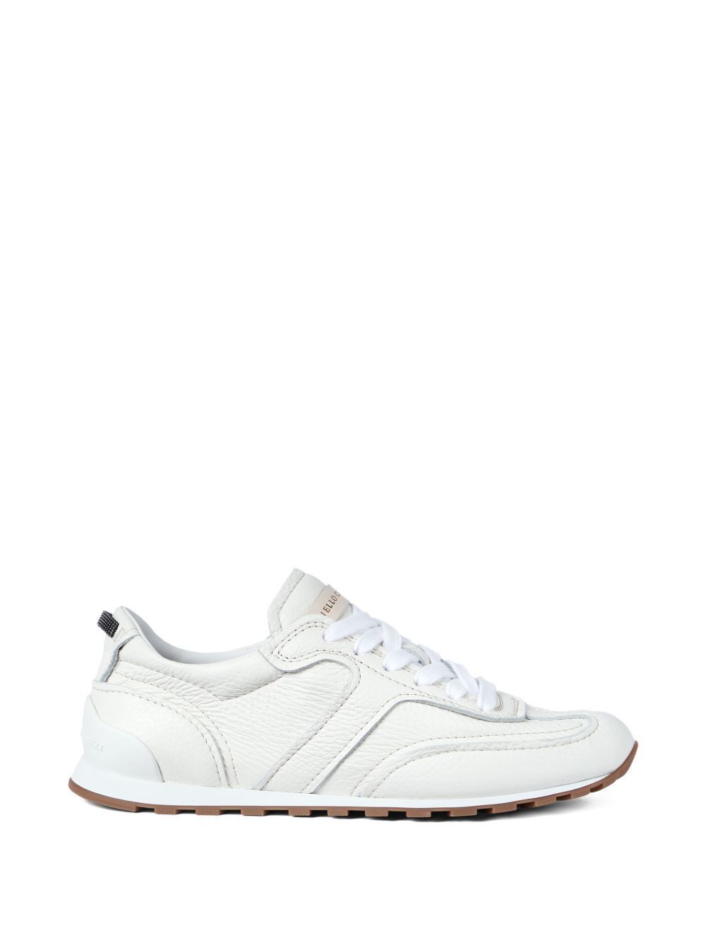 Brunello Cucinelli LEATHER SNEAKERS Size US 7 / IT 37 - 1 Thumbnail