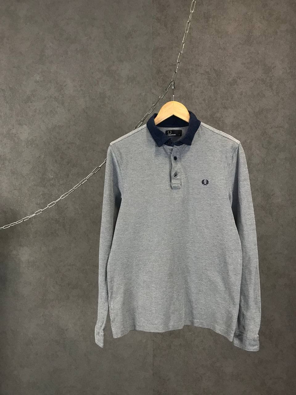 Designer Fred Perry casual designer polo longsleeve Size US S / EU 44-46 / 1 - 1 Thumbnail