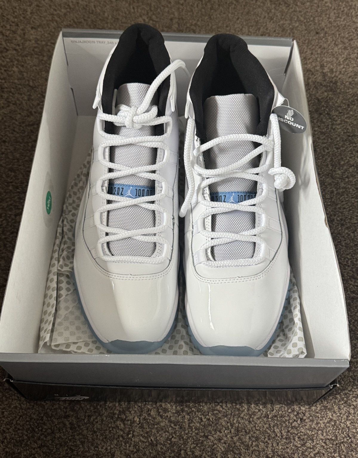 Jordan Brand 💠Air Jordan💠 11 legend Blue Columbia 2024 Size US 11 / EU 44 - 3 Thumbnail