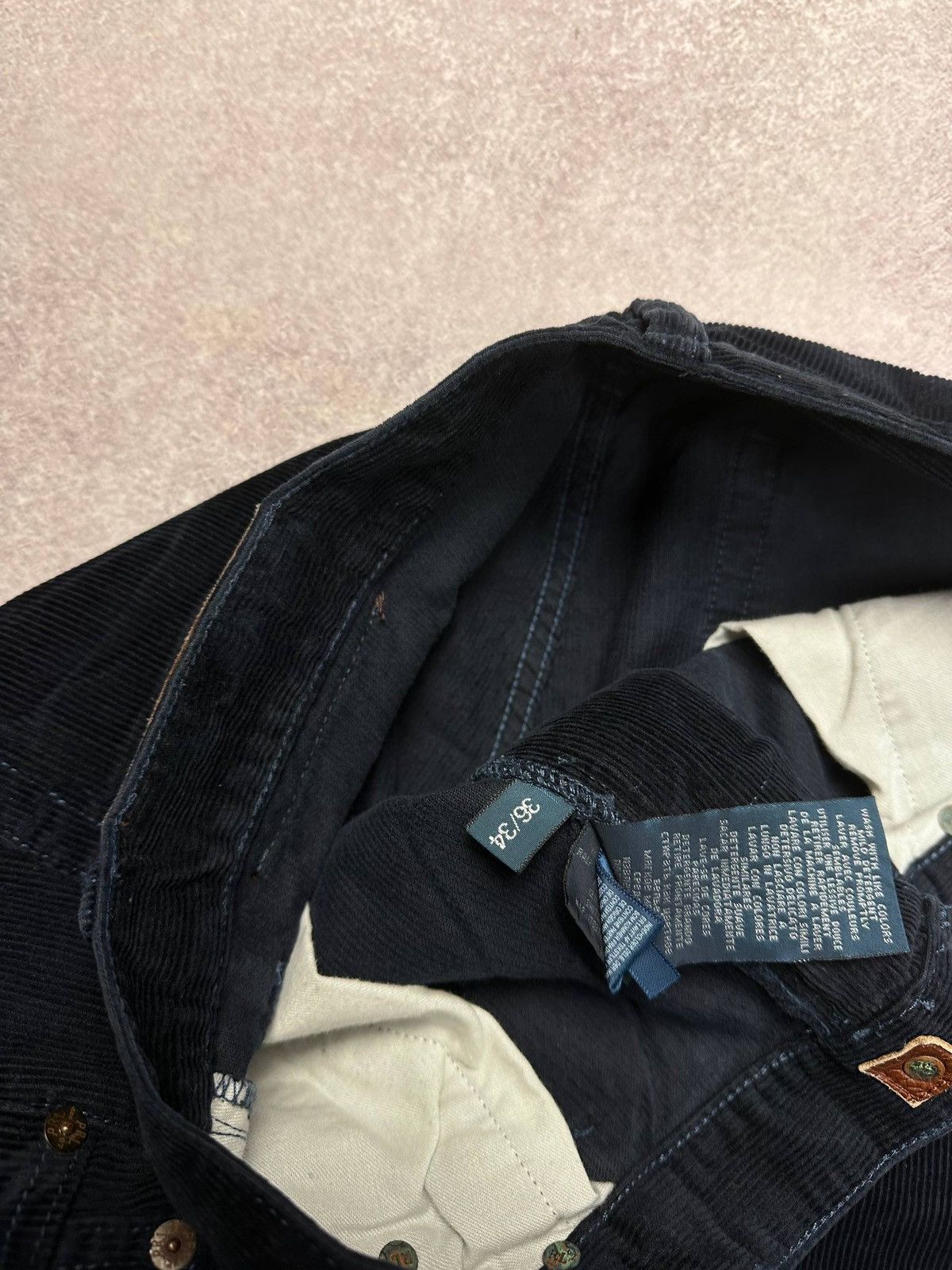 Polo Ralph Lauren Vintage Polo Ralph Lauren Velvet Corduroy Baggy Pants 36x34 Size US 36 / EU 52 - 9 Thumbnail