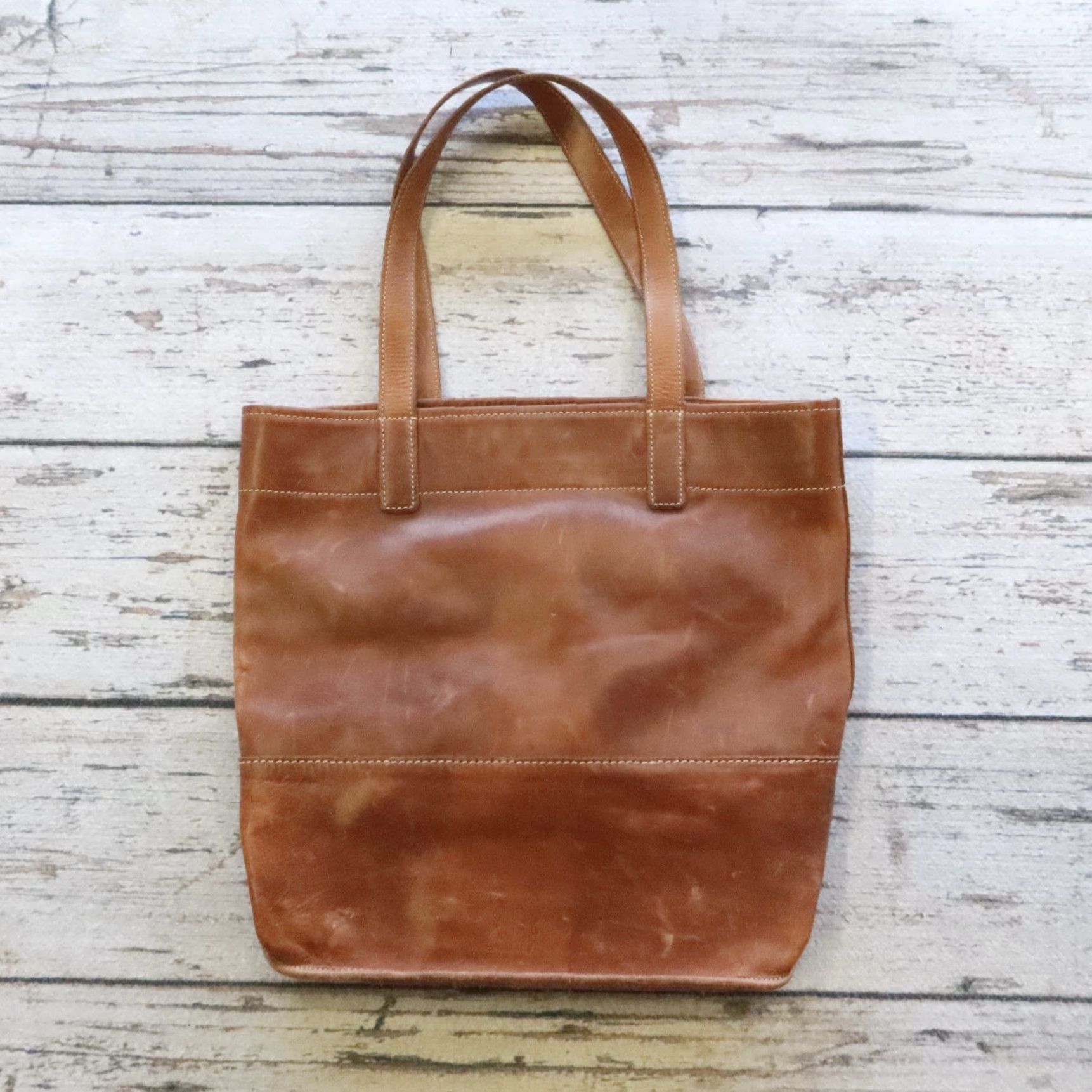 Frye VINTAGE Frye Leather Tote Bag Size ONE SIZE - 2 Thumbnail