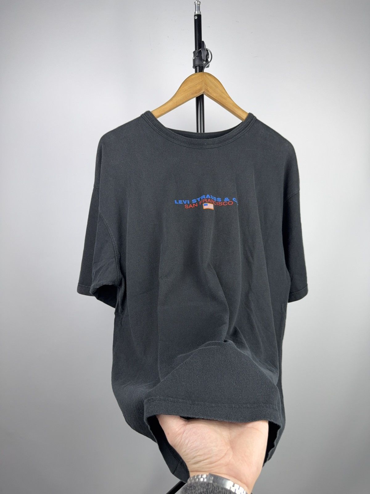 Levi's Vintage Clothing Vintage 90s Levi’s San Francisco Flag Logo T-Shirt Men’s L Size US L / EU 52-54 / 3 - 6 Thumbnail