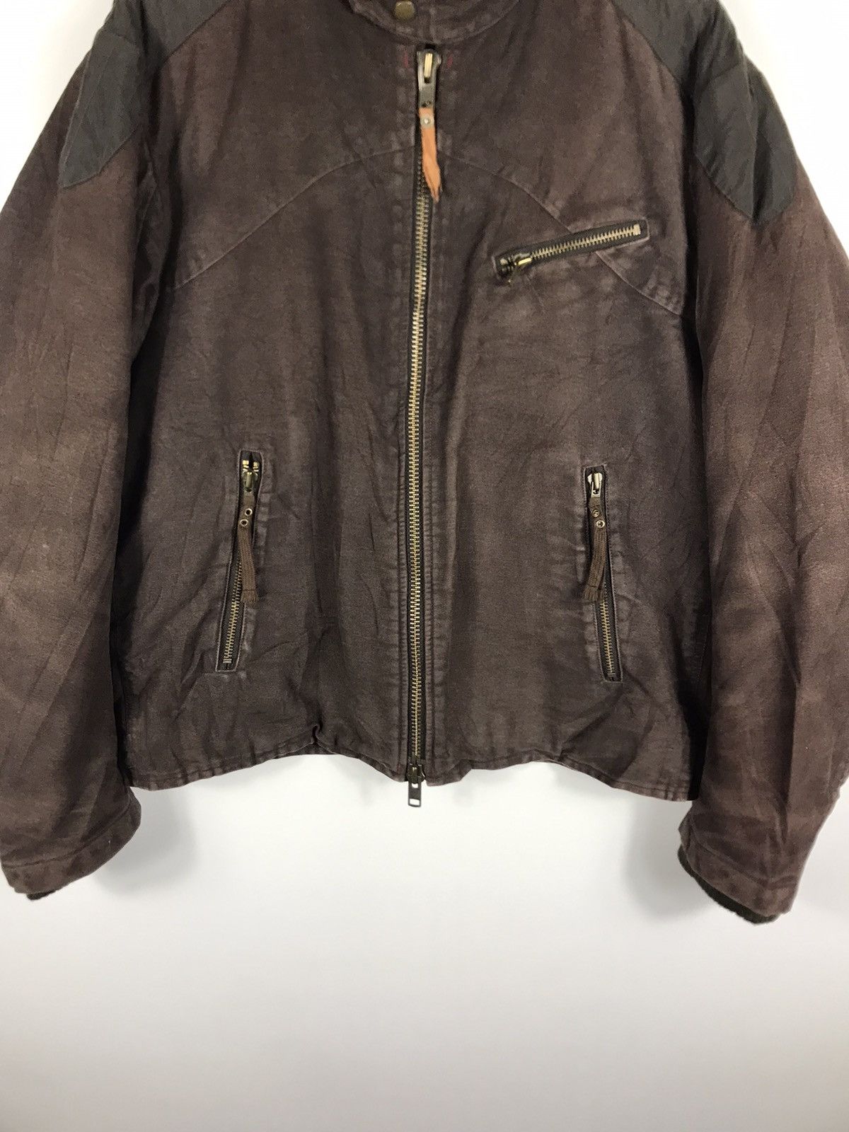 Japanese Brand ⚡️Vintage Ball Bikers Zipper Jacket Size US XL / EU 56 / 4 - 5 Thumbnail