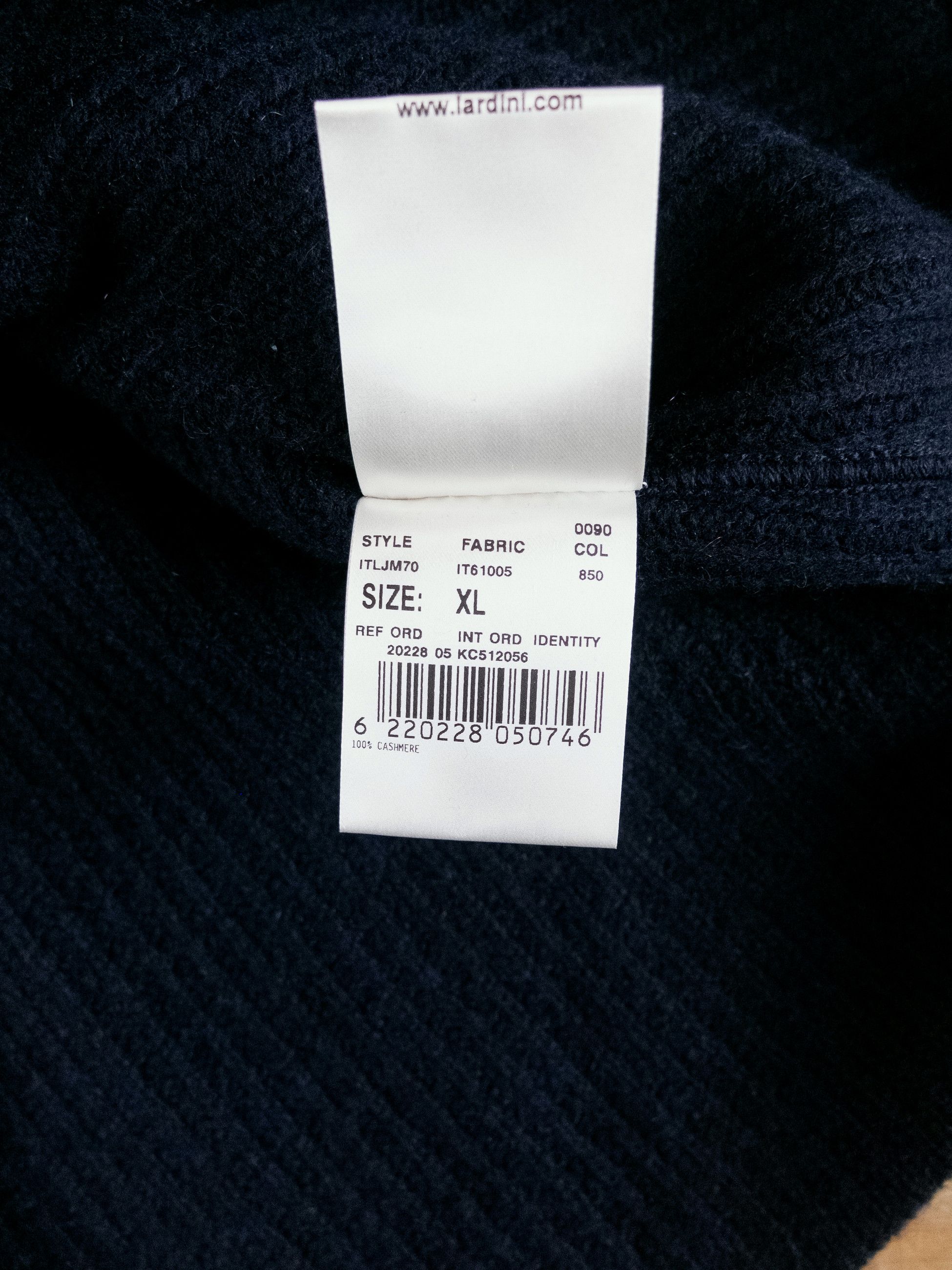 Lardini LARDINI navy blue chunky sweater jacket Size XL Size US XL / EU 56 / 4 - 6 Thumbnail