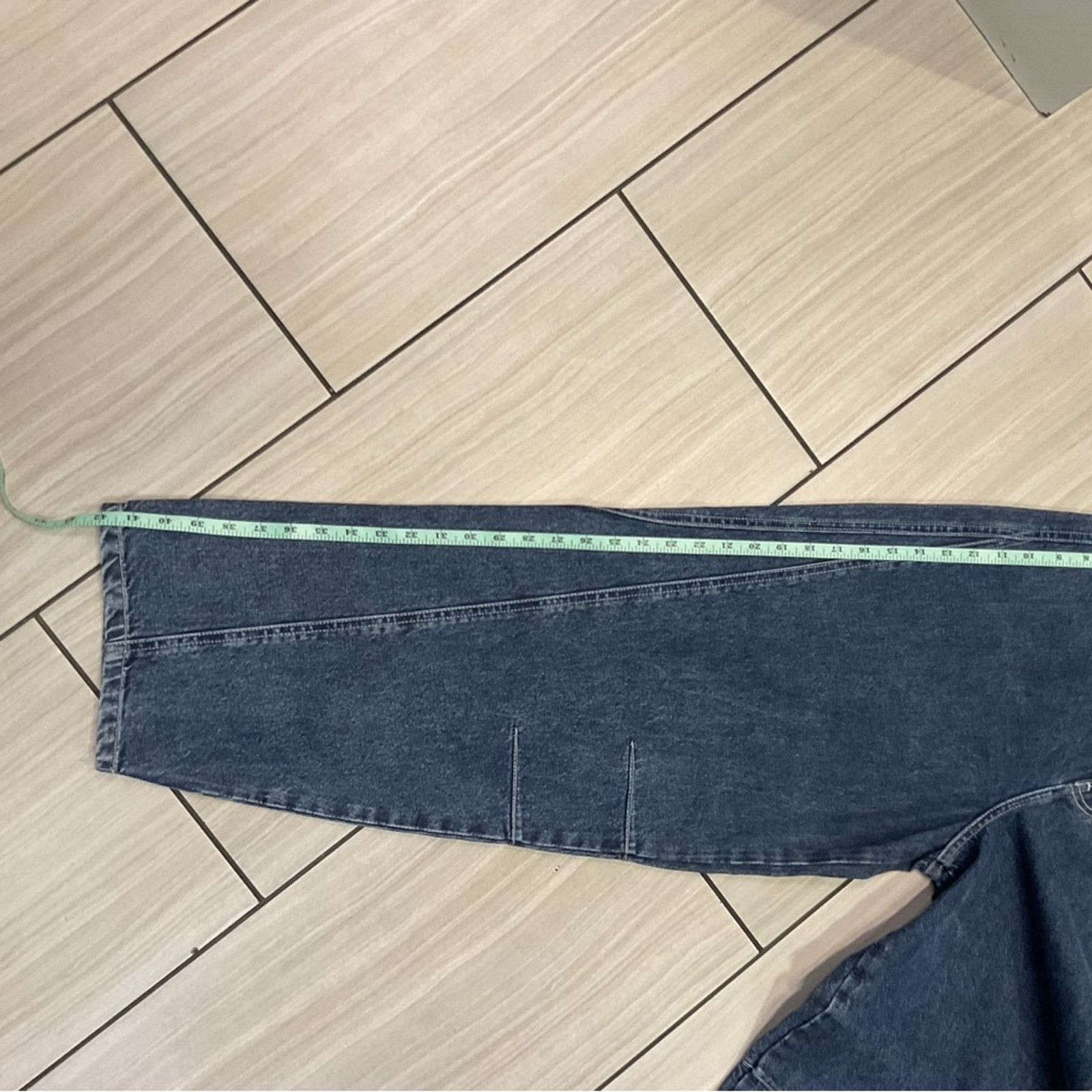 Zara Zara Mid-Rise Baggy Balloon Dark Jeans Size 28" / US 6 / IT 42 - 11 Thumbnail