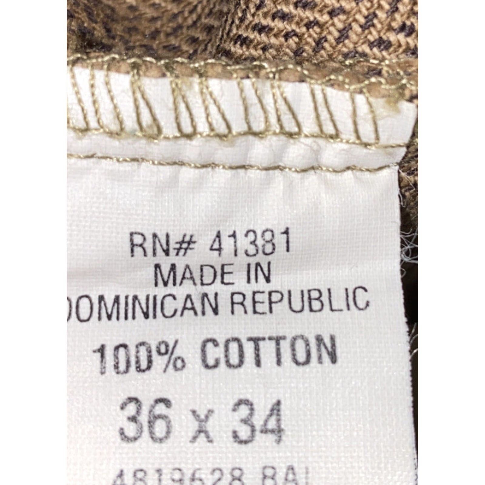 Polo Ralph Lauren Polo Ralph Lauren Mens Brown Casual Pants Size 34 Waist 34 Inseam 30 Regular Fit Cotton Size US S / EU 44-46 / 1 - 6 Thumbnail