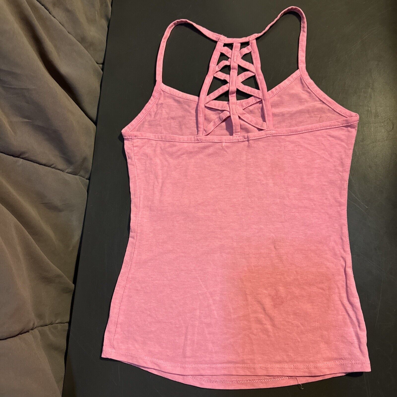 Other Bozzolo Tank Top Strappy Back Panel Pink Size S PILLING BOTT Size S / US 4 / IT 40 - 11 Thumbnail