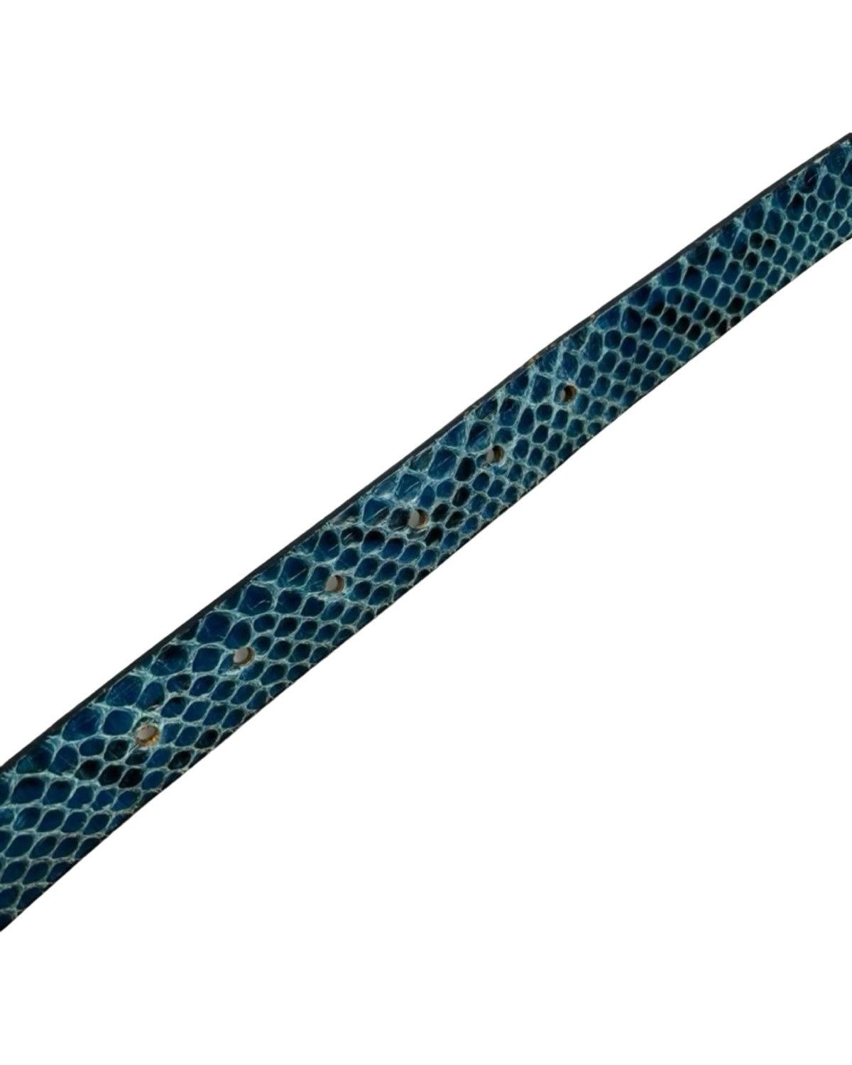 Hysteric Glamour Snake Print Embossed Leather Spell Out Belt Size ONE SIZE - 6 Thumbnail