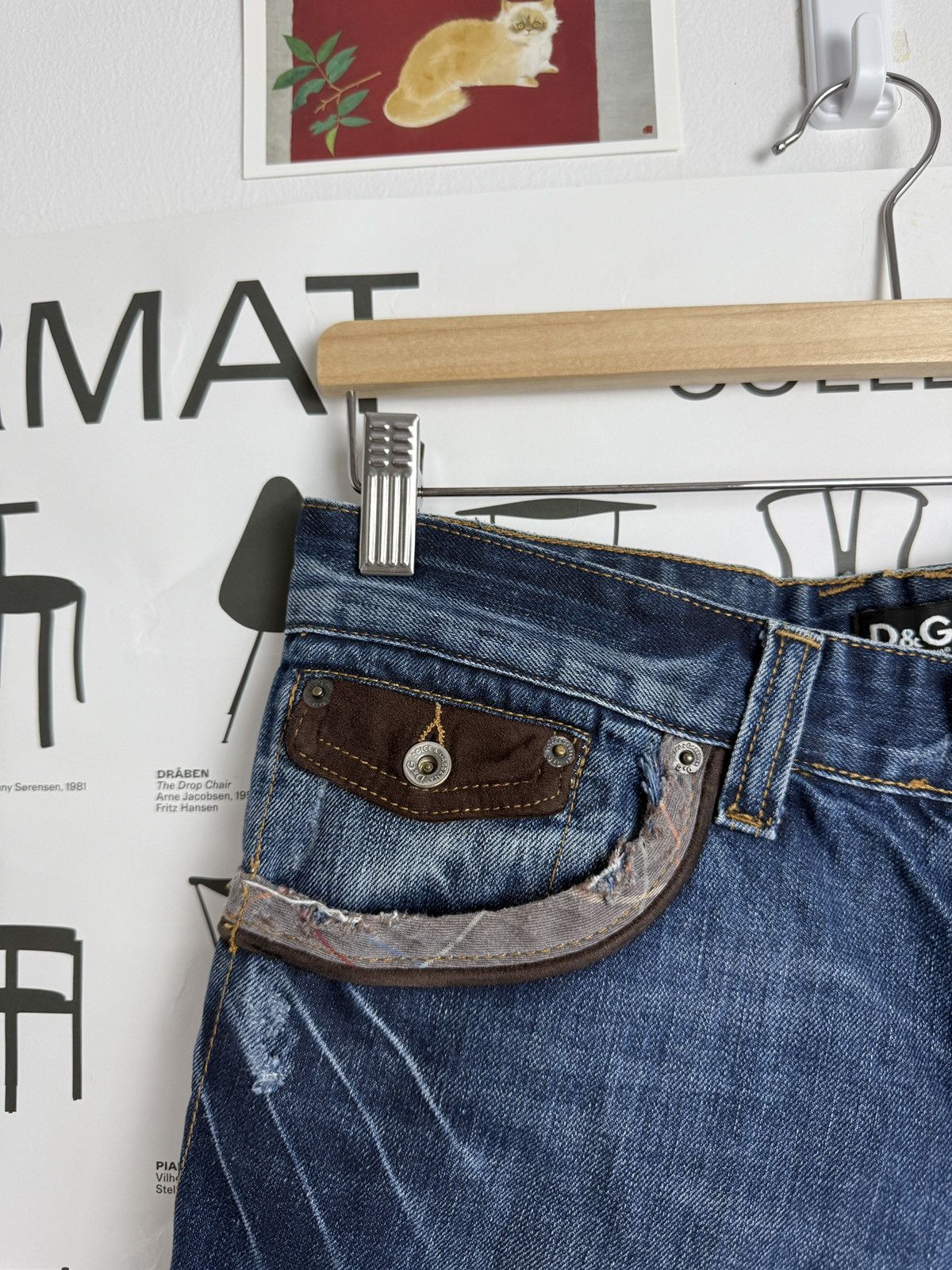 Dolce & Gabbana Vintage y2k Dolce & Gabbana denim shorts 27 opium archive 90s Size 27" / US 4 / IT 40 - 4 Thumbnail