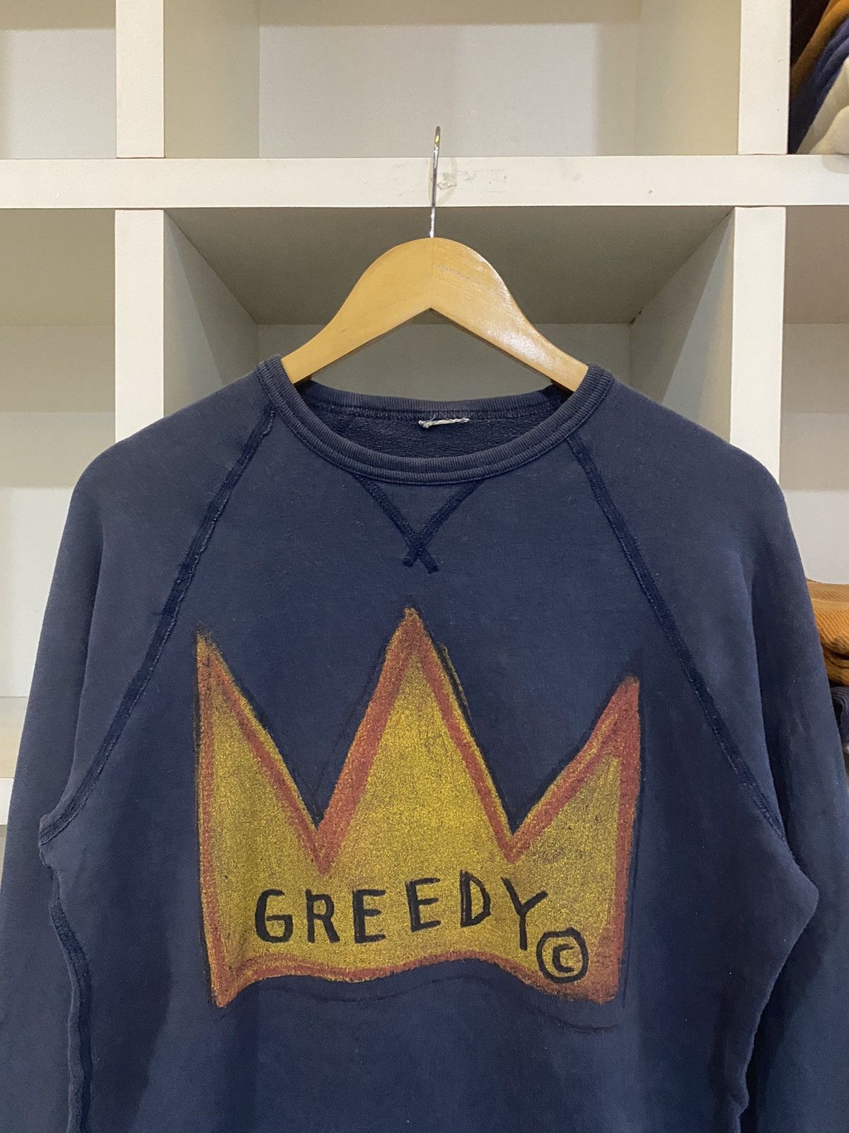 Greedy Genius × Vintage Vintage Greedy Sweatshirt Size US S / EU 44-46 / 1 - 5 Thumbnail