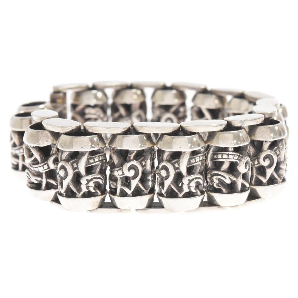 image of Chrome Hearts Celtic Roller Link Bracelet - 8.5 Inch in Silver, Men's