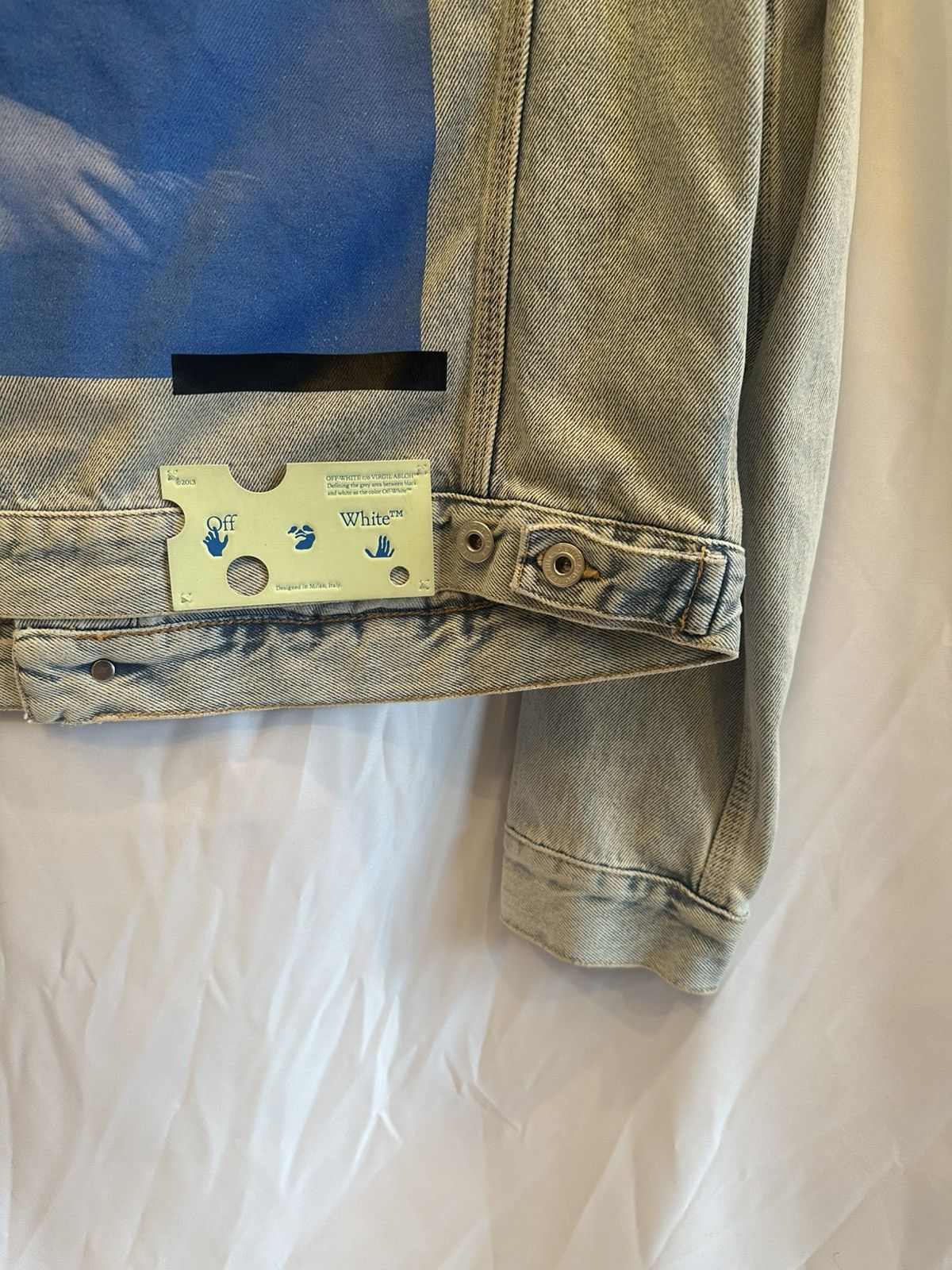 Off-White Off-White Mona Lisa Denim Jacket Size US L / EU 52-54 / 3 - 9 Thumbnail