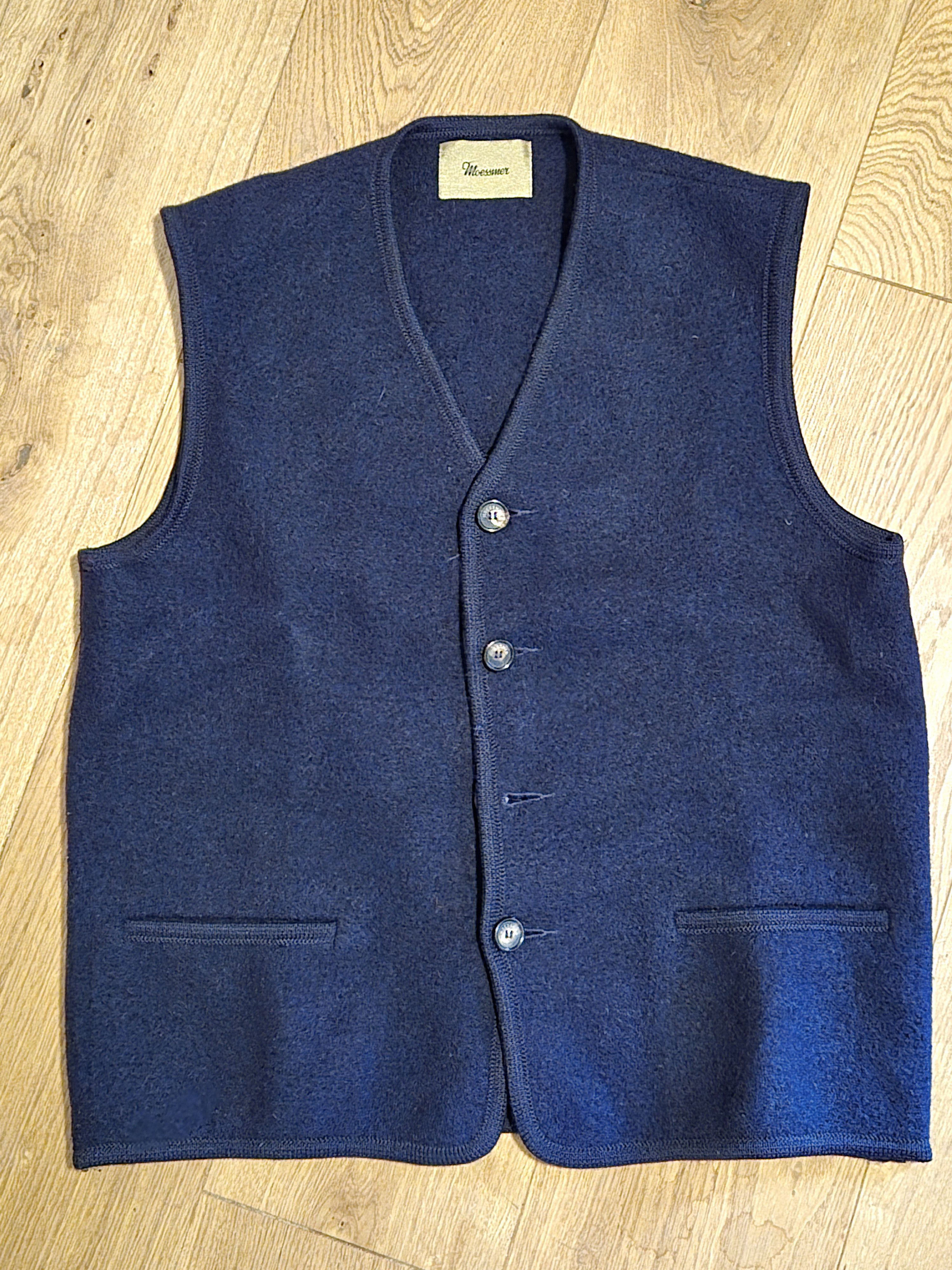 Other Moessmer soft and warm wool felt Vest Size 48R - 1 Thumbnail