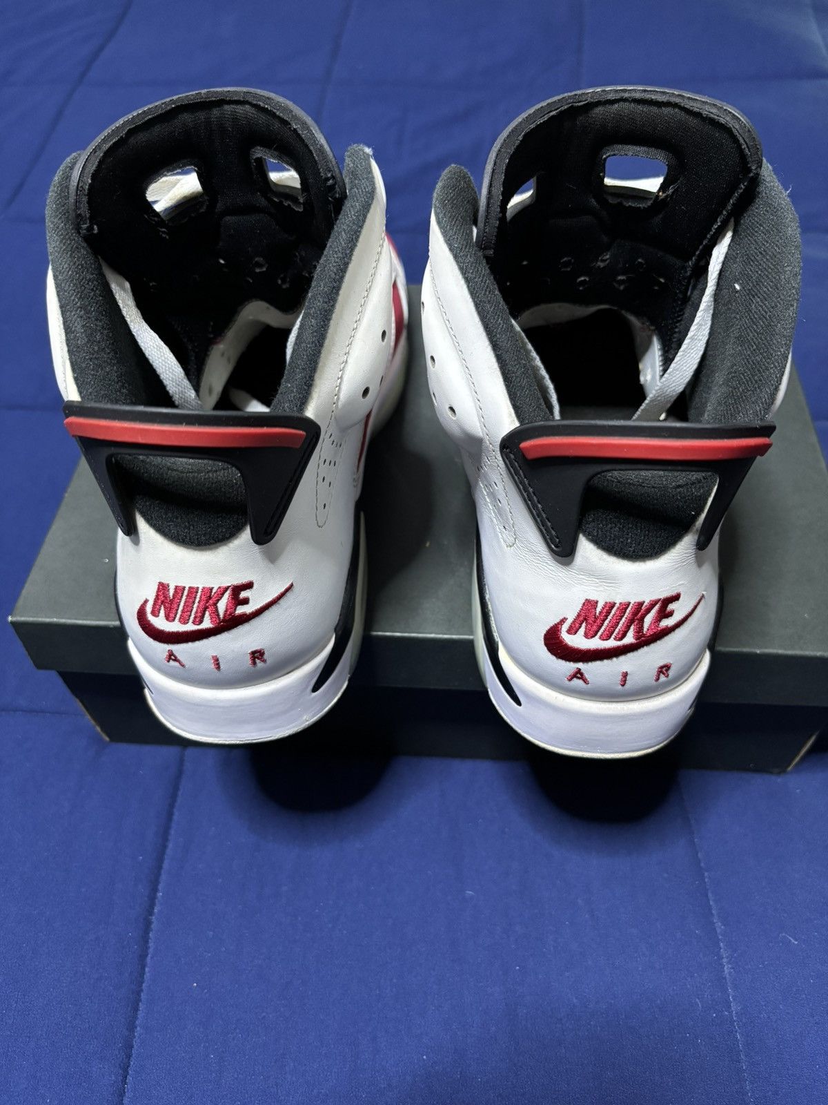 Jordan Brand Jordan 6 Retro OG Carmine 2021 Size 11.5 Size US 11.5 / EU 44-45 - 4 Thumbnail