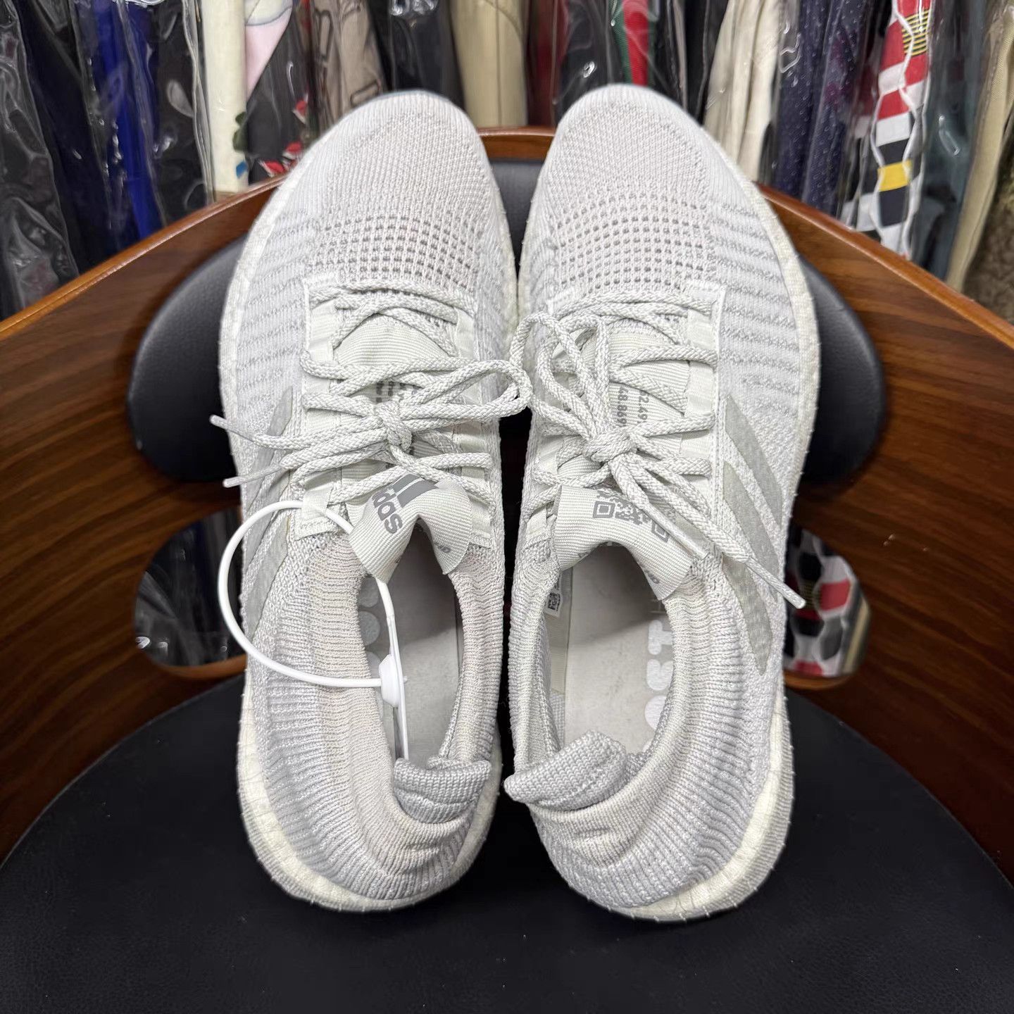 Adidas adidas PulseBOOST Marathon Running Shoes Grey K15 Size US 11.5 / EU 44-45 - 8 Thumbnail