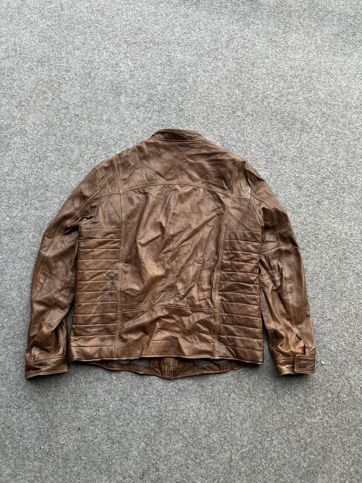 Mustang Vintage Mustang brown Leather jacket 90s / oryginal / old / Size US XXL / EU 58 / 5 - 12 Thumbnail