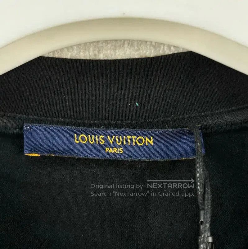 Louis Vuitton Louis Vuitton Summer Black Cotton Print T-Shirt . Size US M / EU 48-50 / 2 - 4 Thumbnail