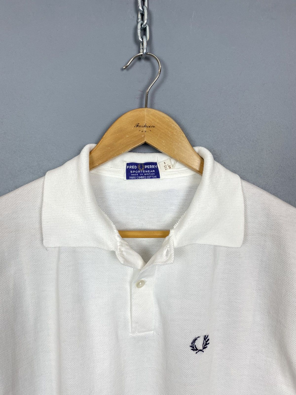Fred Perry Fred Perry Short Sleeve Polo Slim Fit Shirt Size 112cm White Size US L / EU 52-54 / 3 - 5 Thumbnail