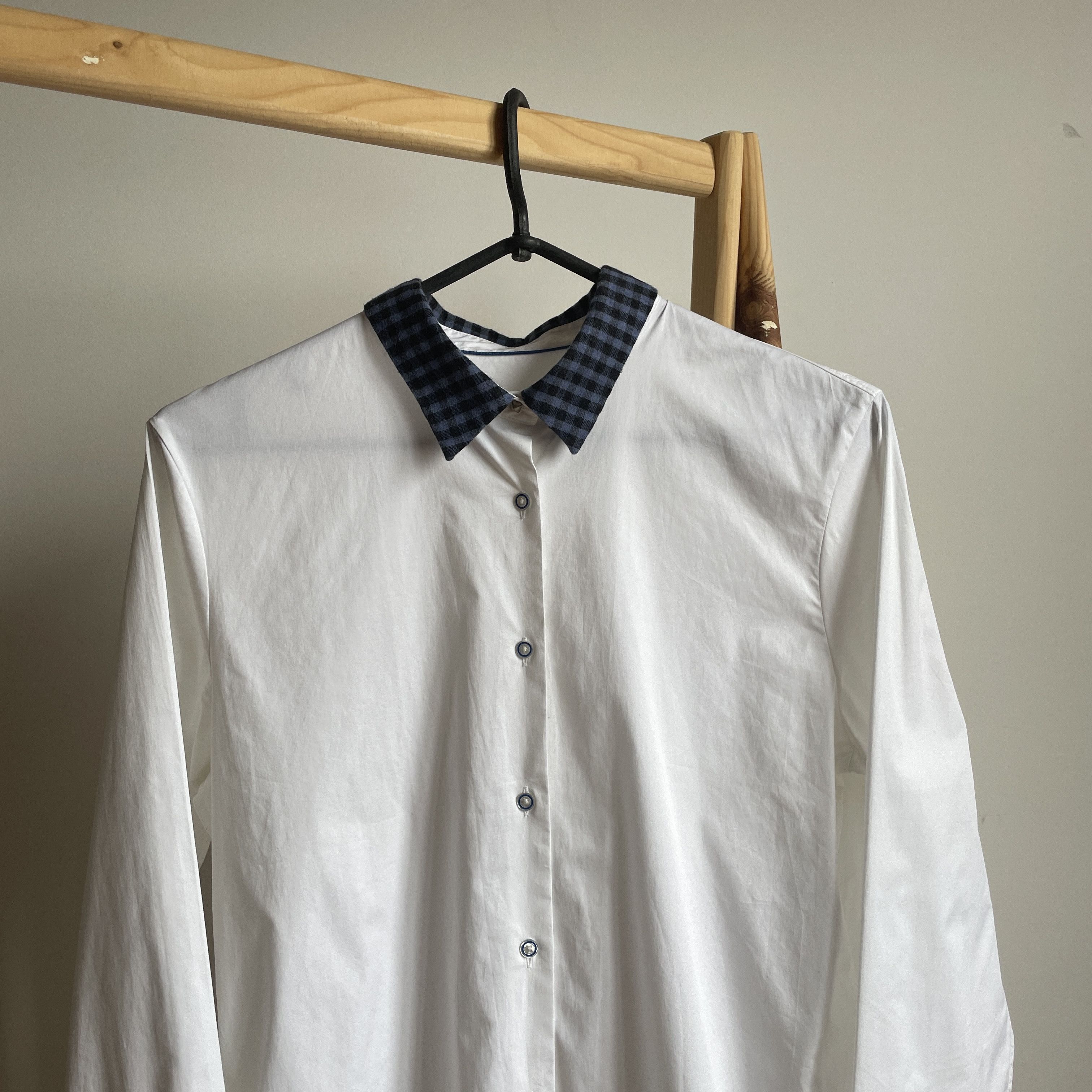 Paul Smith Paul Smith Contrast Collar White Dress Shirt Size EUR 42 Size US XS / EU 42 / 0 - 3 Thumbnail