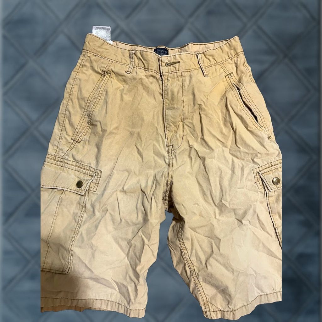Levi's Levi's Cargo Shorts Mens Size 29 Beige Regular Fit Casual Outdoor Size US 29 - 1 Thumbnail