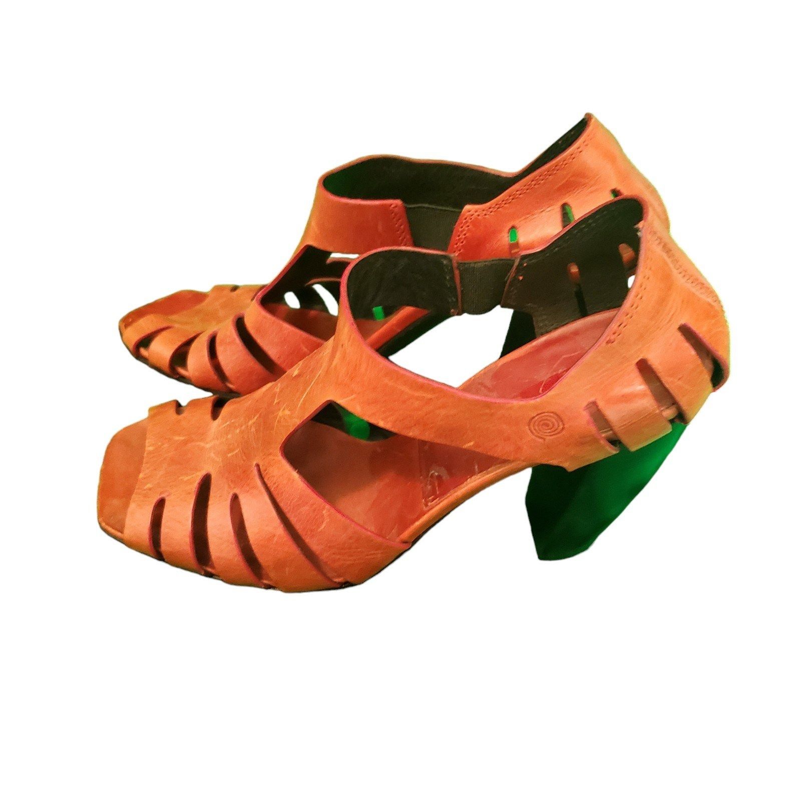 Marsell Marsell Red Leather Strappy Heels Open Toe Sandals Italy Sz Size US 7.5 / IT 37.5 - 1 Thumbnail