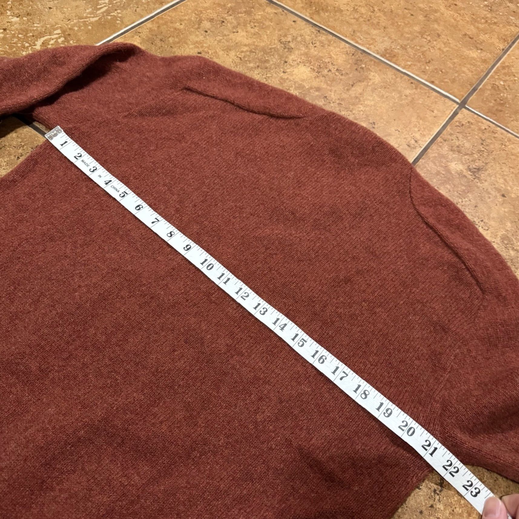 Vintage VINTAGE Revere Wool Sweater Brick Red 2 Ply Large XL Mens Pullover Crew Neck 50s 60s Classic, College, Retro, Minimalist, Aesthetic Size US XL / EU 56 / 4 - 7 Thumbnail