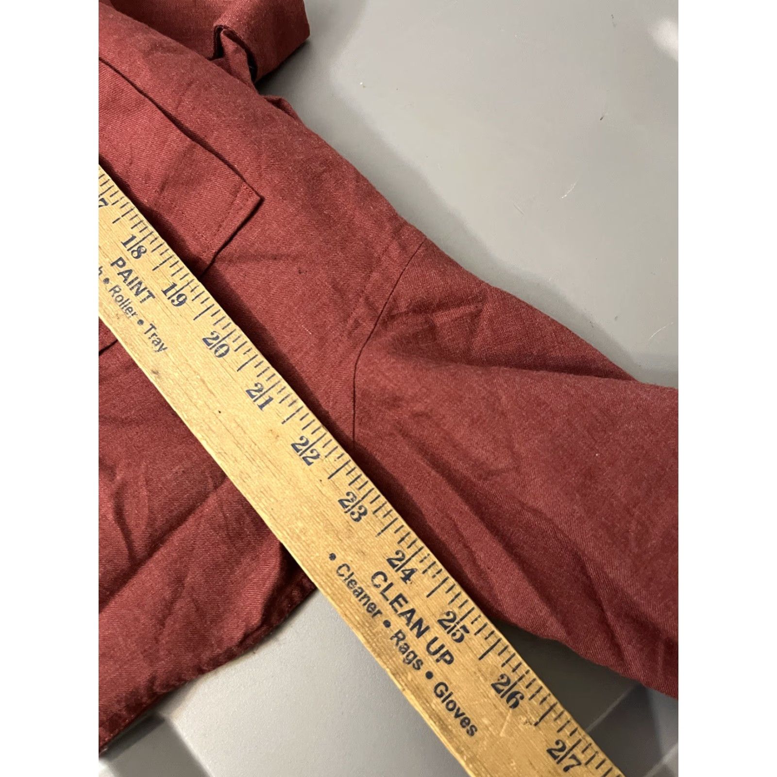 Dockers DOCKERS Solid Button-Up Shirt Men's Large Maroon Red Long Sleeve Casual Workwear Size US L / EU 52-54 / 3 - 5 Thumbnail