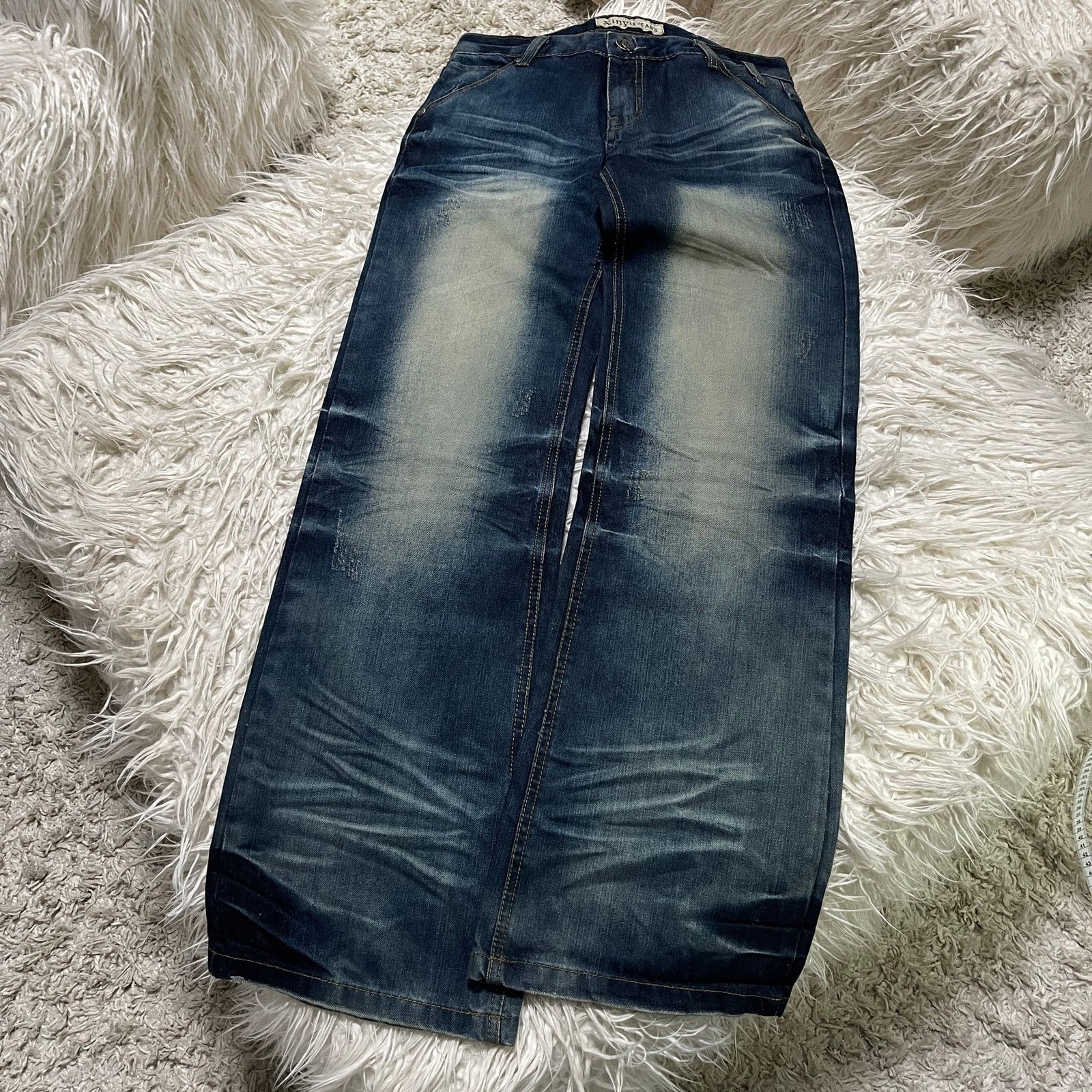 Hysteric Glamour × Japanese Brand × Vintage Vintage Japanese Brand Faded Low-rise Bootcut Denim Jeans Size US 30 / EU 46 - 1 Thumbnail