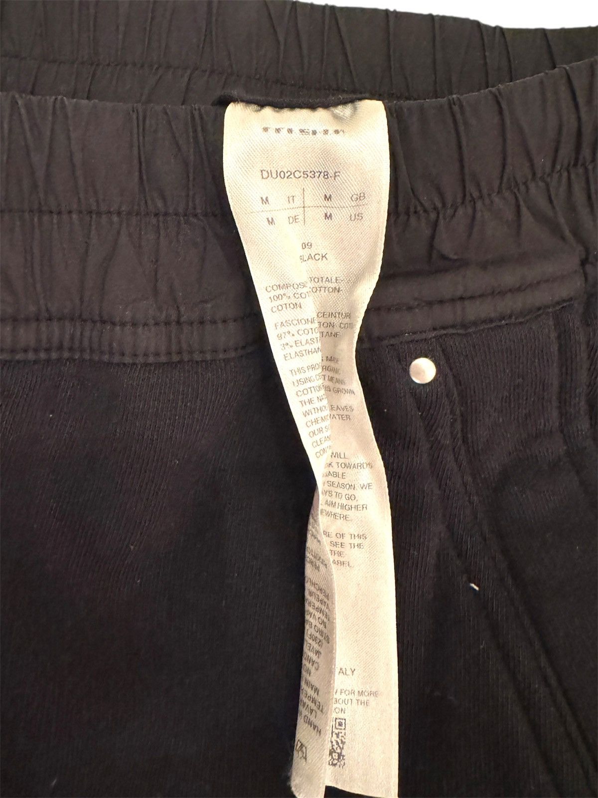 Designer × Rick Owens × Rick Owens Drkshdw Rick Owens DRKSHDW Black Hollywood Geth Belas Sweatpants Size US 32 / EU 48 - 6 Thumbnail