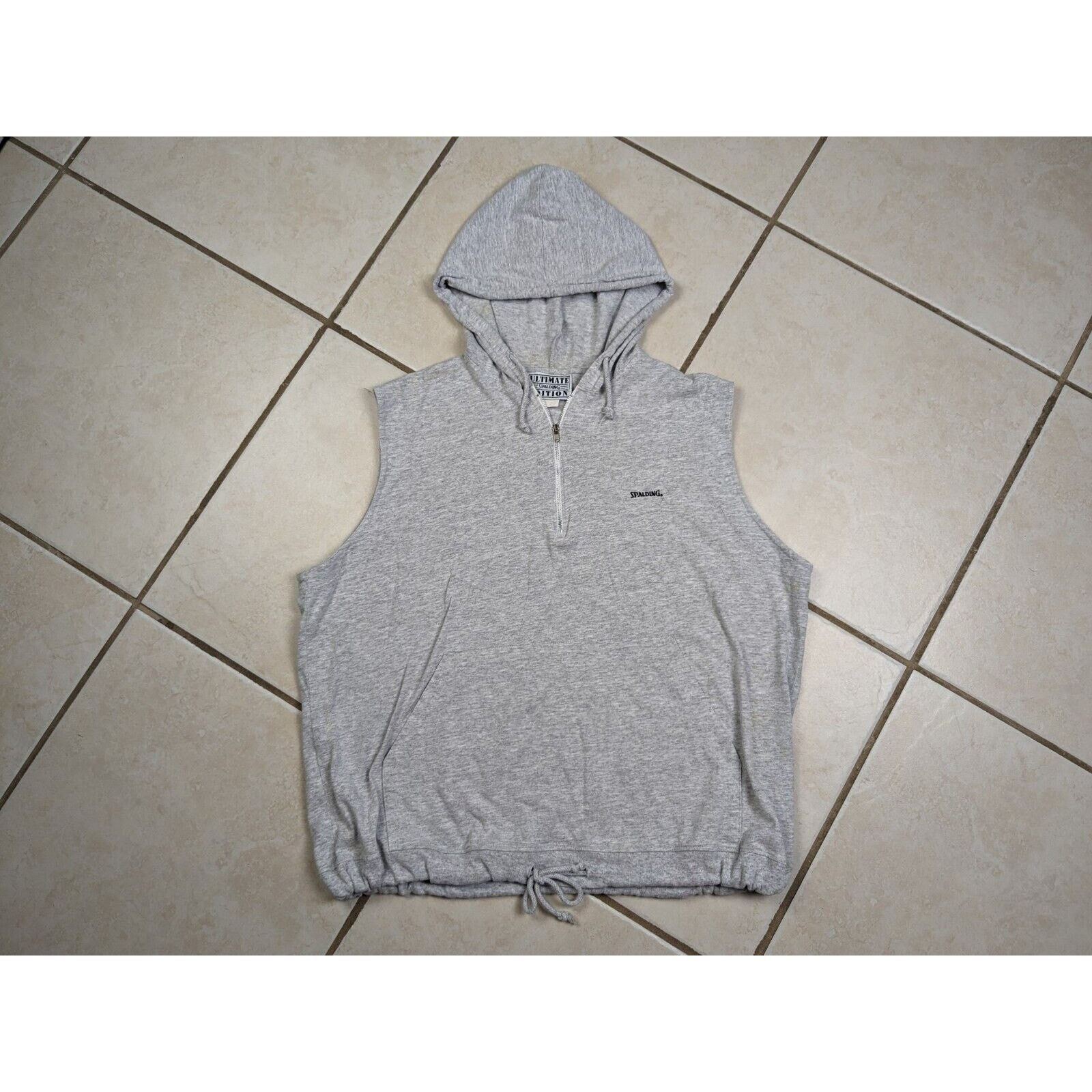 Spalding Spalding Ultimate Edition Quarter Zip Sleeveless Sweatshirt Size US M / EU 48-50 / 2 - 1 Thumbnail