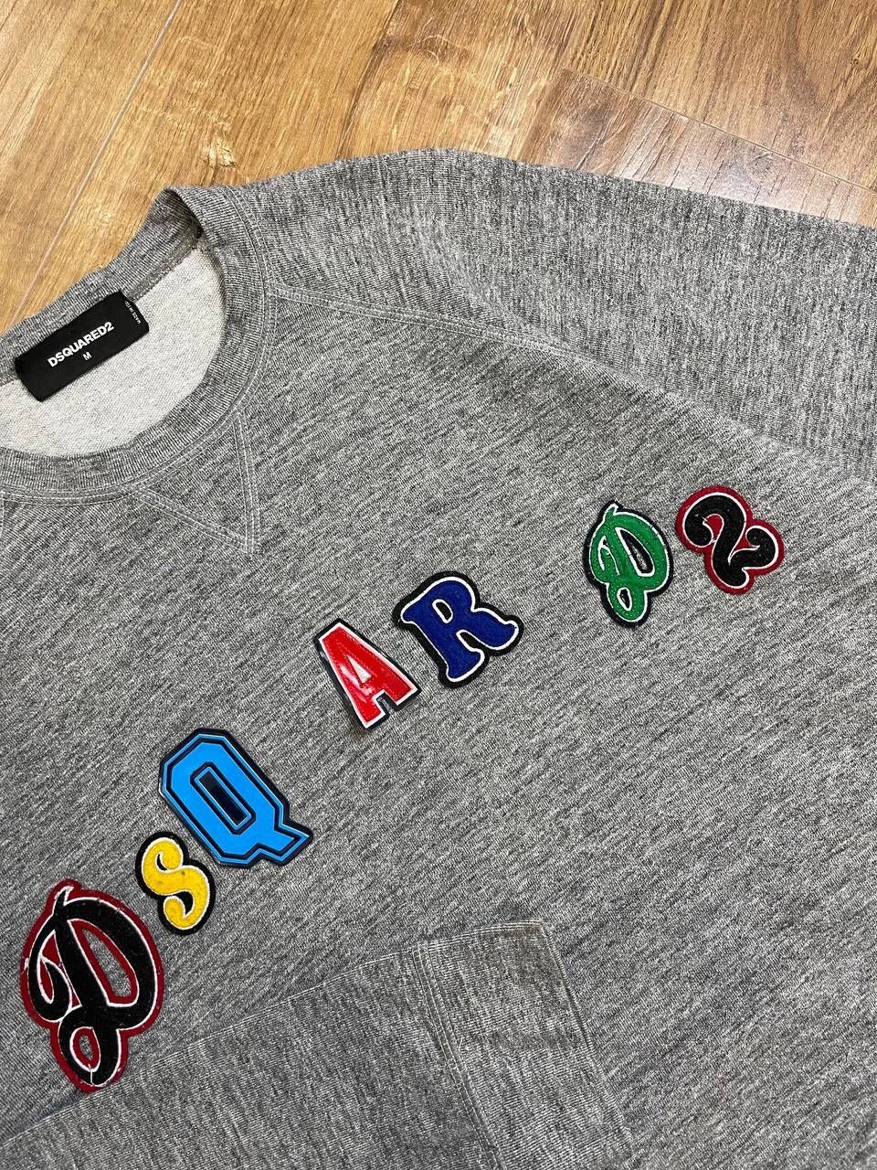 Dsquared2 × Vintage Vintage Y2K Japanese Style Dsquared2 Big Logo Sweatshirt Size US M / EU 48-50 / 2 - 6 Thumbnail