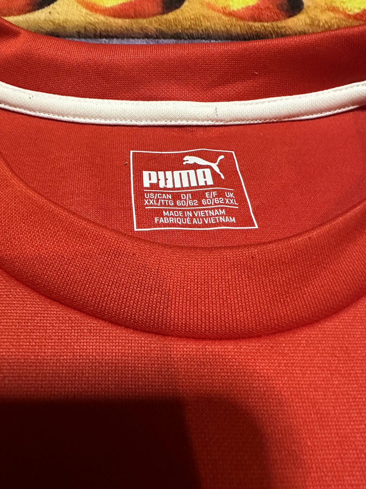 Puma Puma Men's Long Sleeve Activewear Shirt Red XXL Size ONE SIZE - 2 Thumbnail