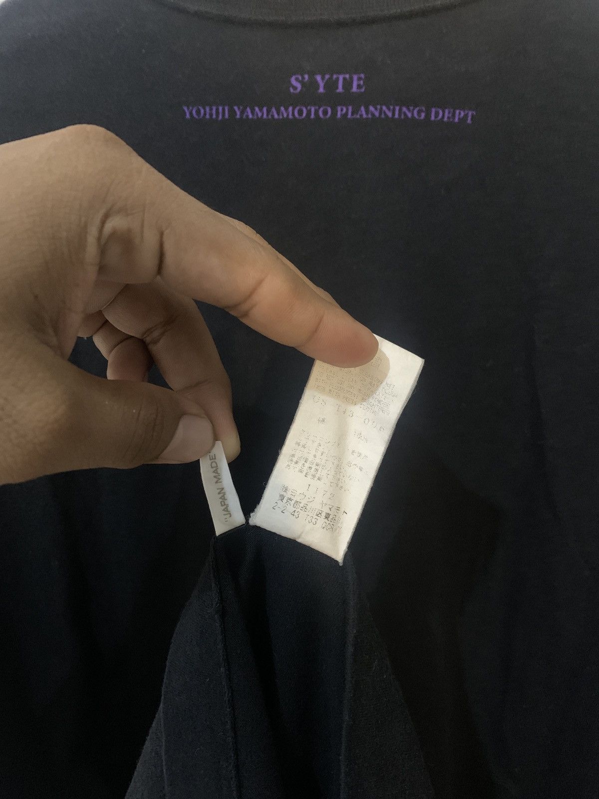Yohji Yamamoto S'YTE YOHJI YAMAMOTO PLANNING DEPT Size US XL / EU 56 / 4 - 9 Thumbnail